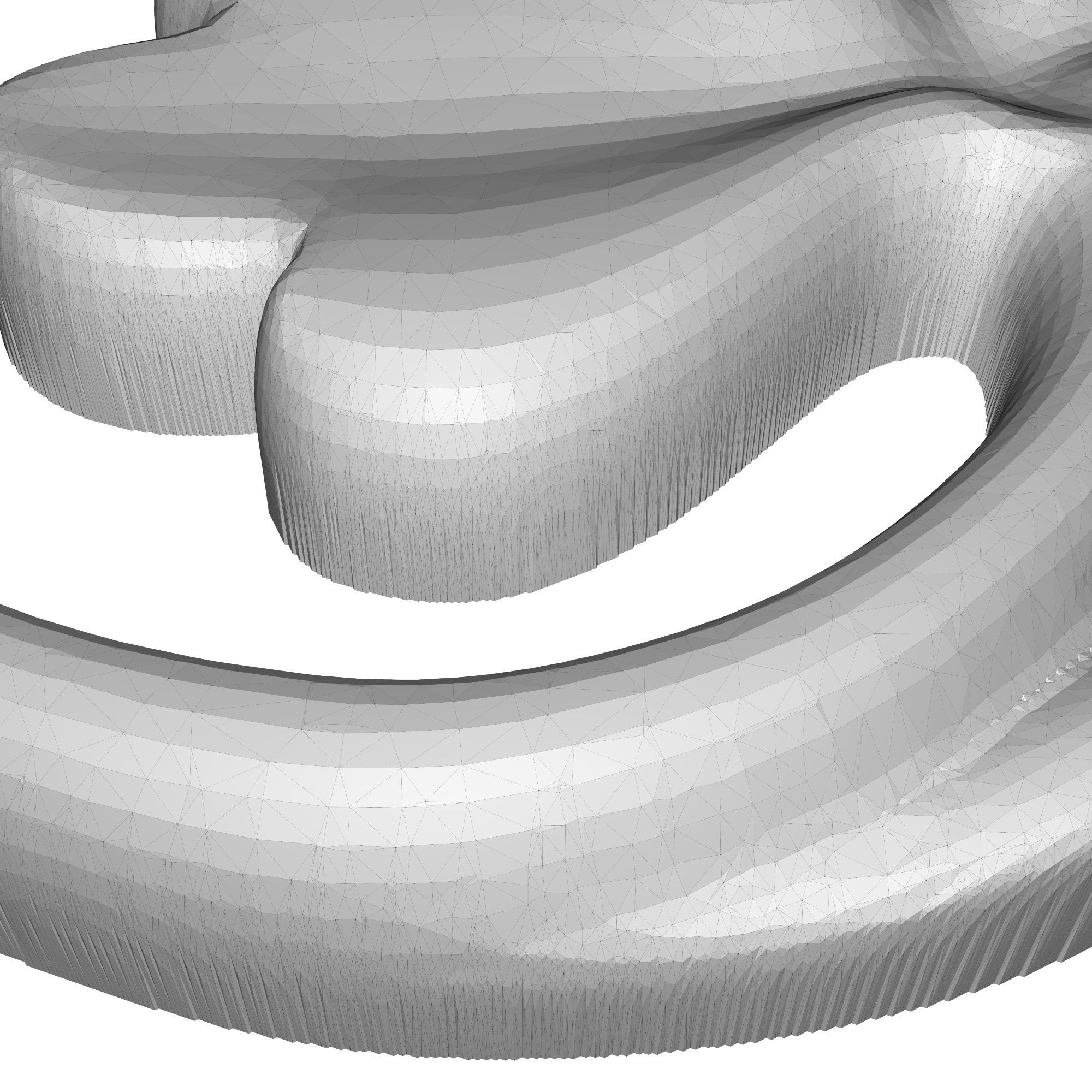 decorative pattern ready for 3D printing 3D model_9