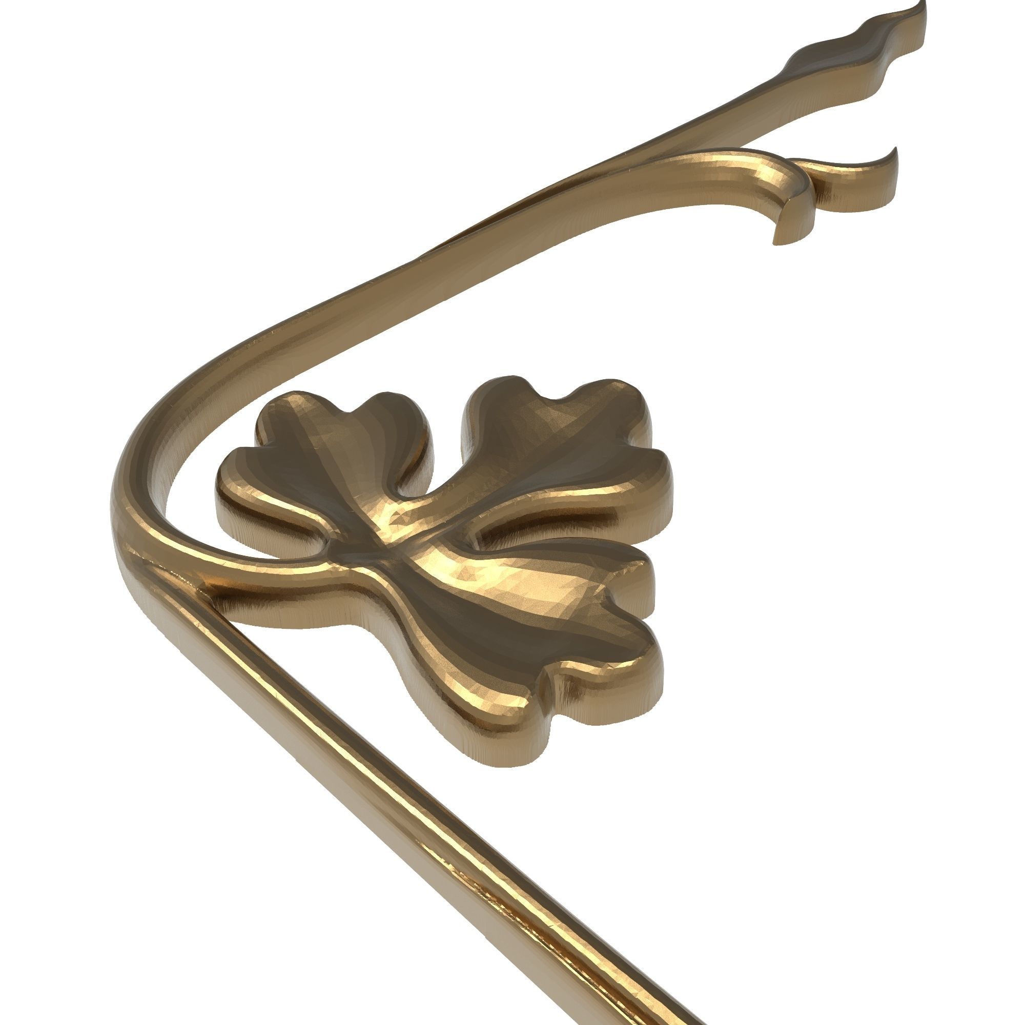 decorative pattern ready for 3D printing 3D model_2