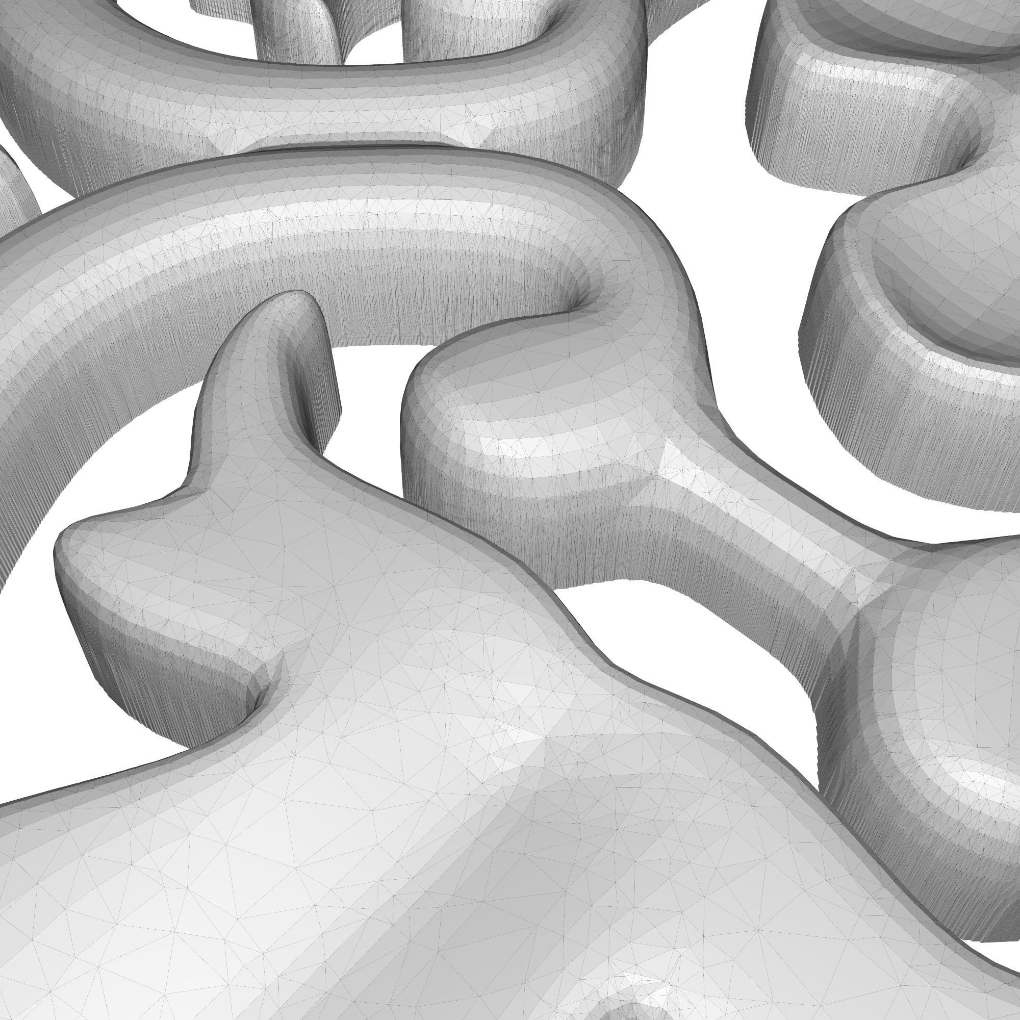 decorative pattern ready for 3D printing 3D model_7