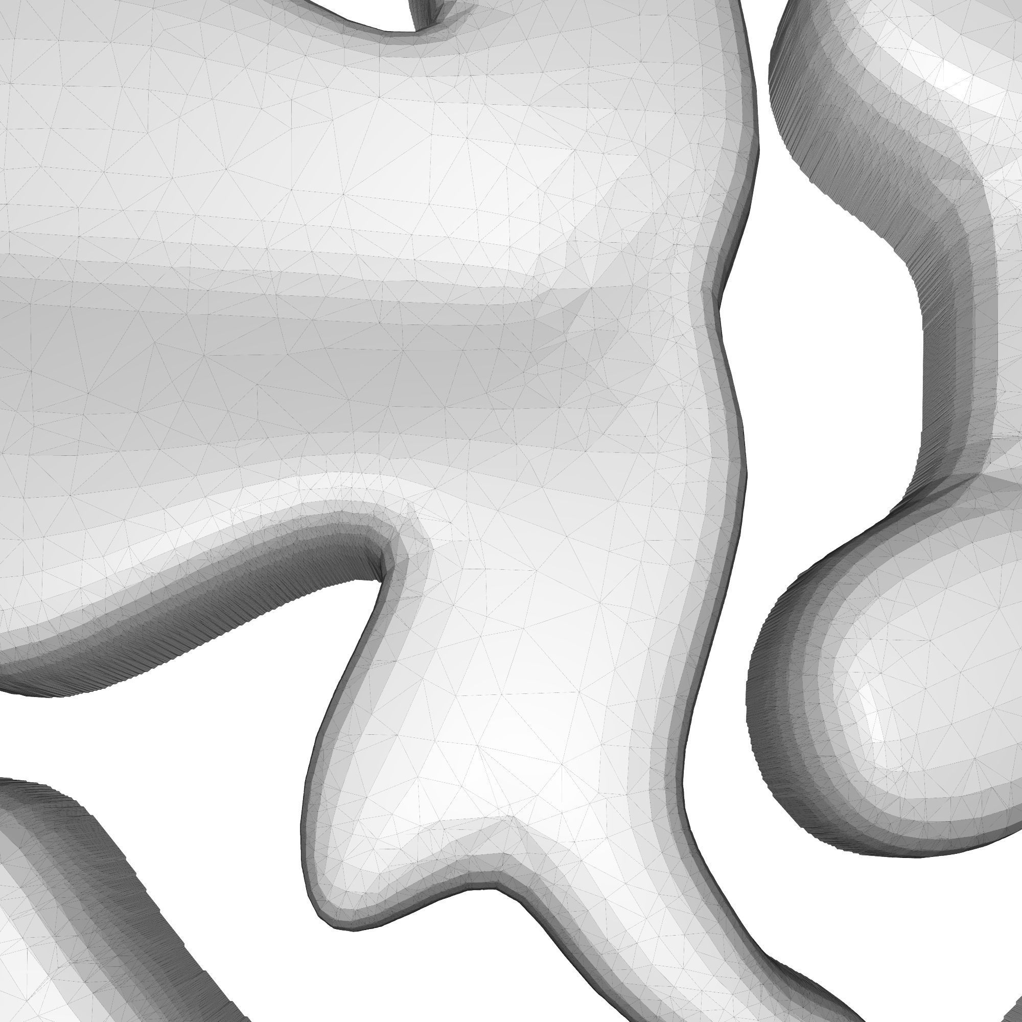 decorative pattern ready for 3D printing 3D model_8