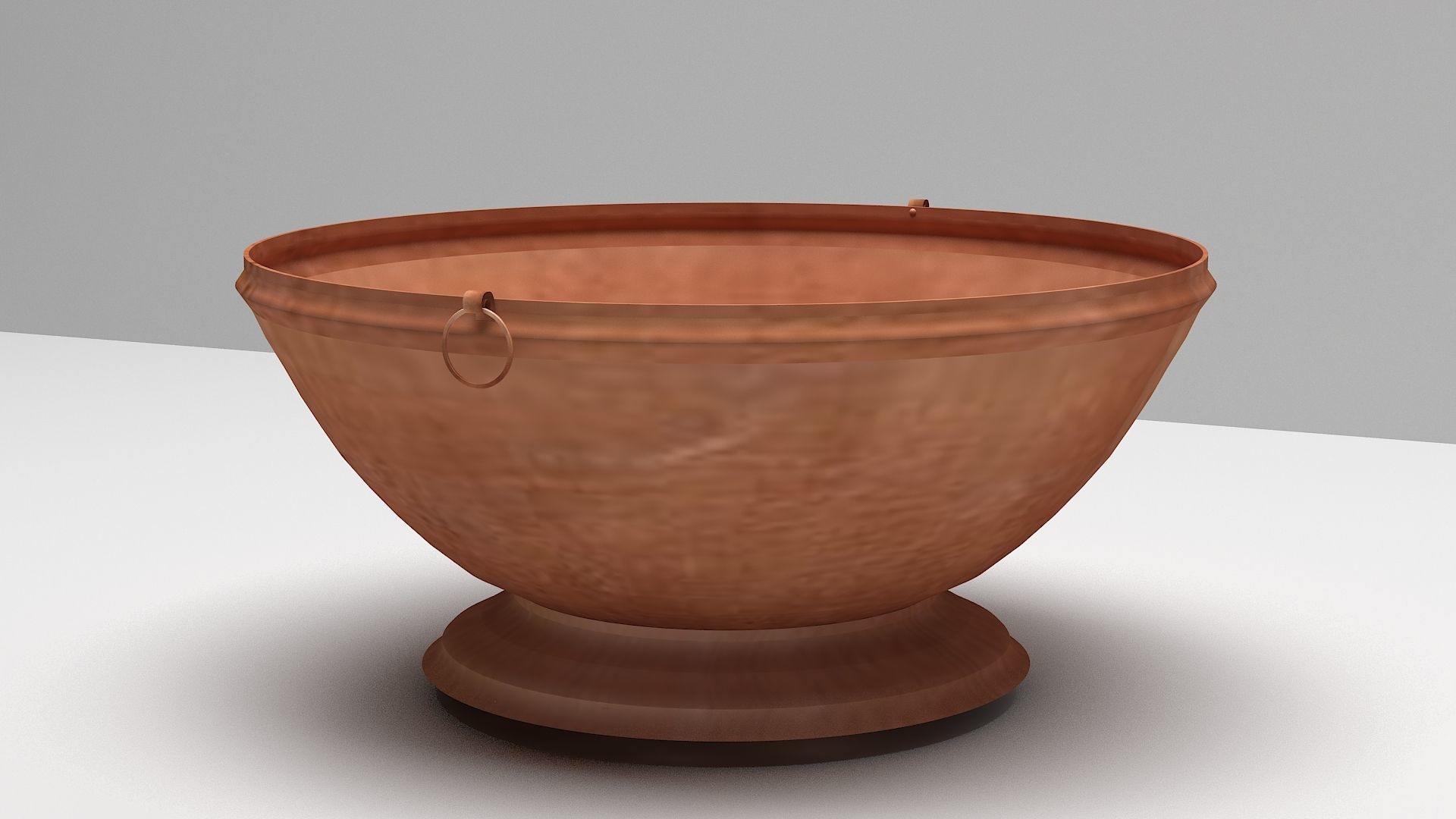ghangal 3d model copper bowl 3D model_4
