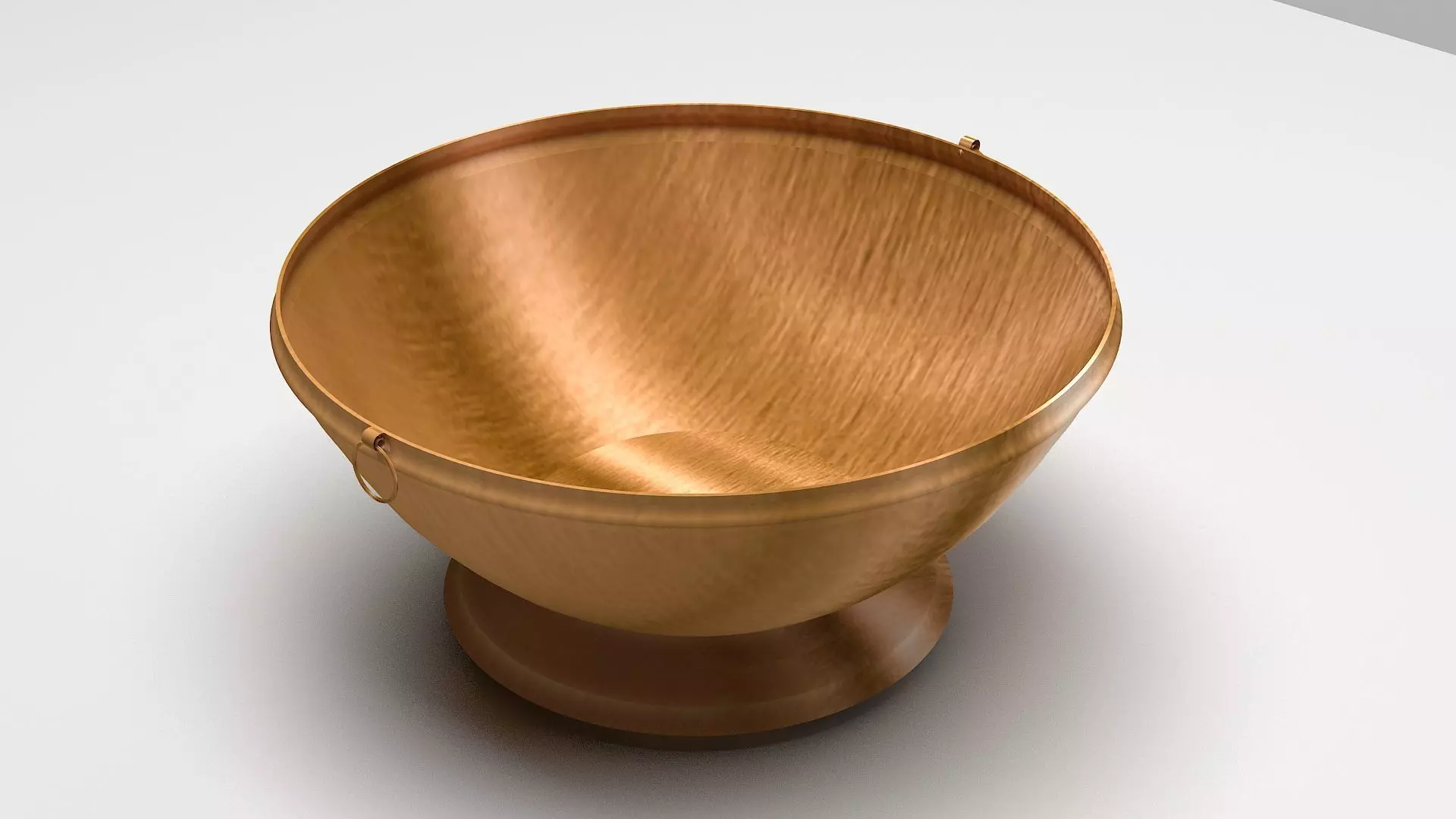 ghangal 3d model copper bowl 3D model_0