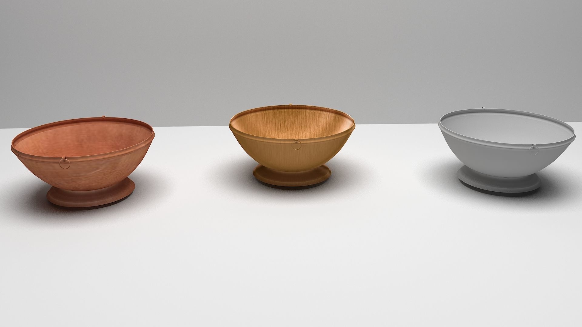 ghangal 3d model copper bowl 3D model_5