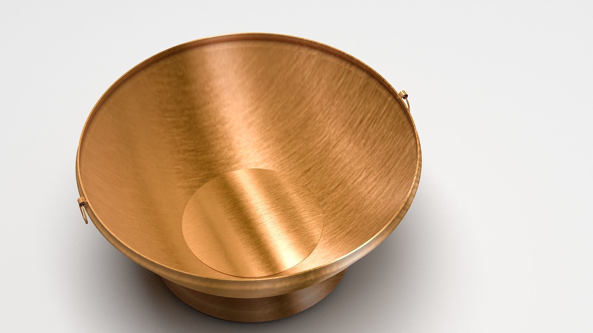 ghangal 3d model copper bowl 3D model_2