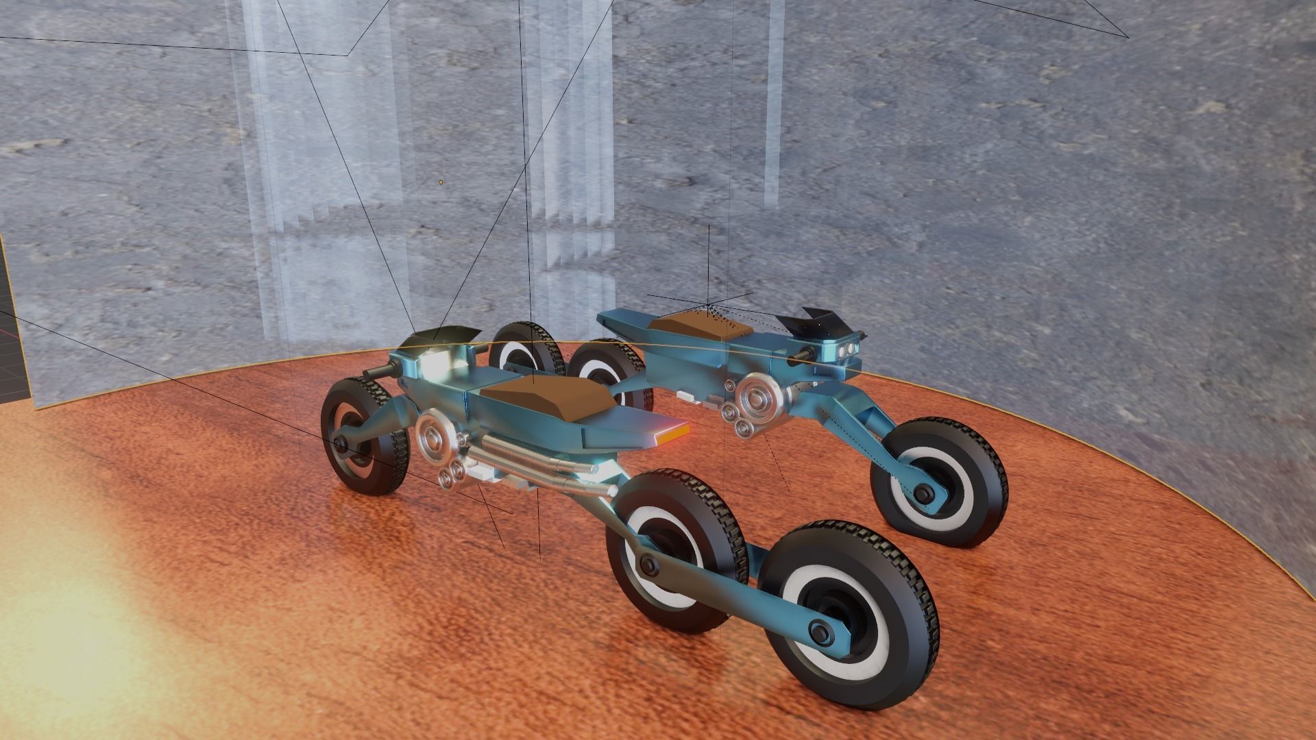 sci fi future bike 2077  3D model_6