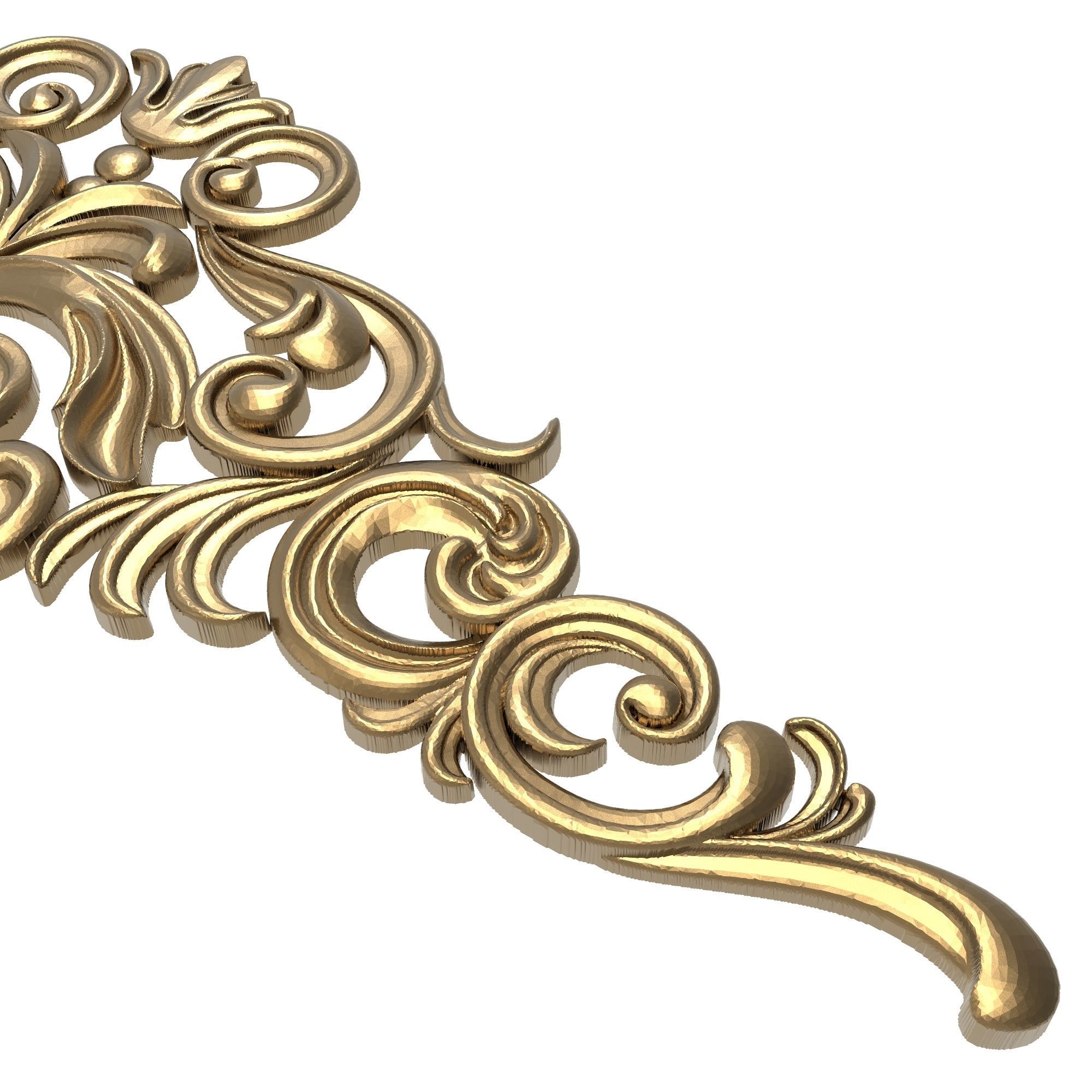 decorative pattern ready for 3D printing 3D model_2