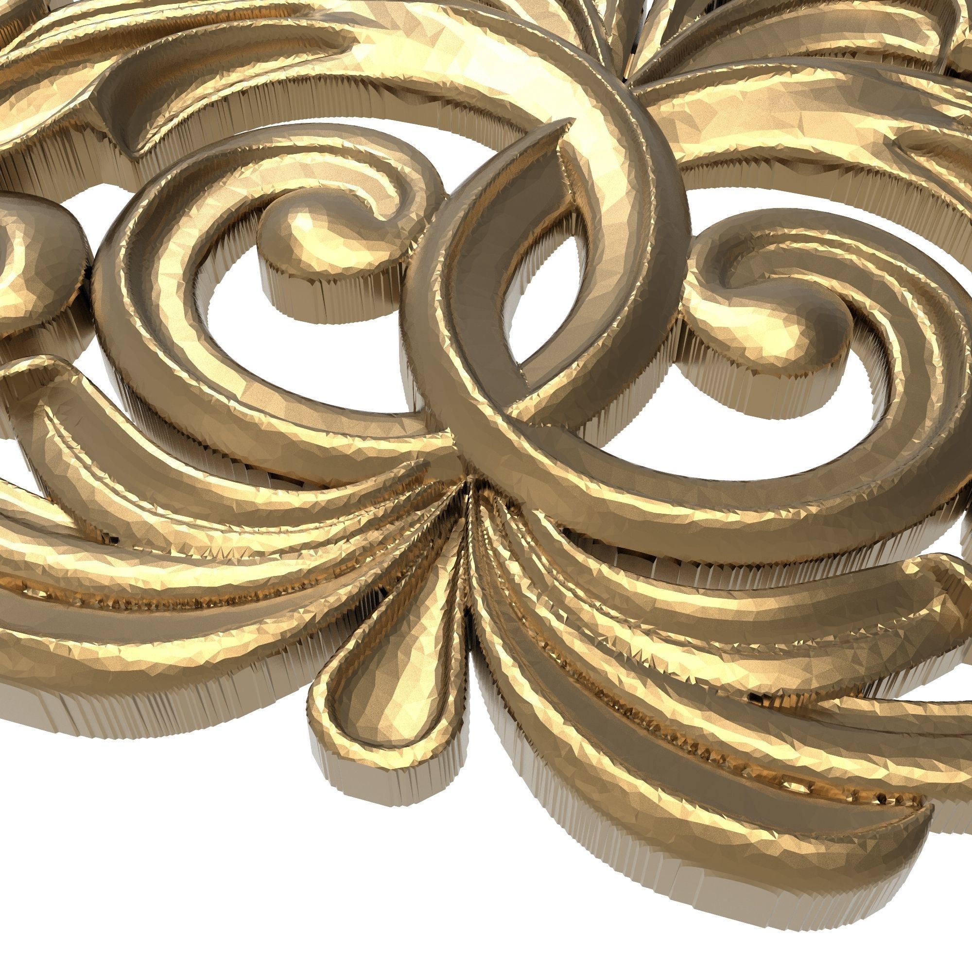 decorative pattern ready for 3D printing 3D model_8