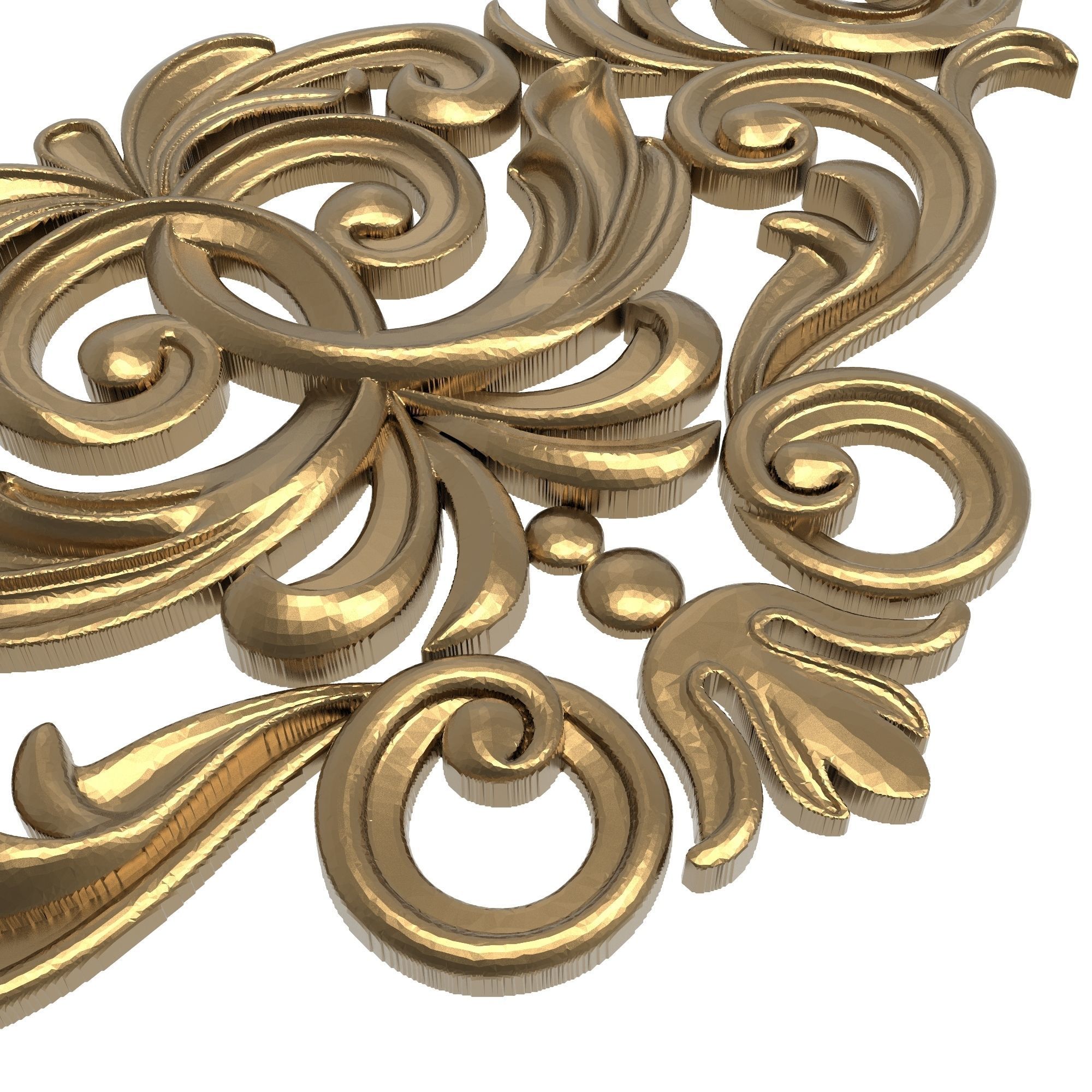 decorative pattern ready for 3D printing 3D model_5