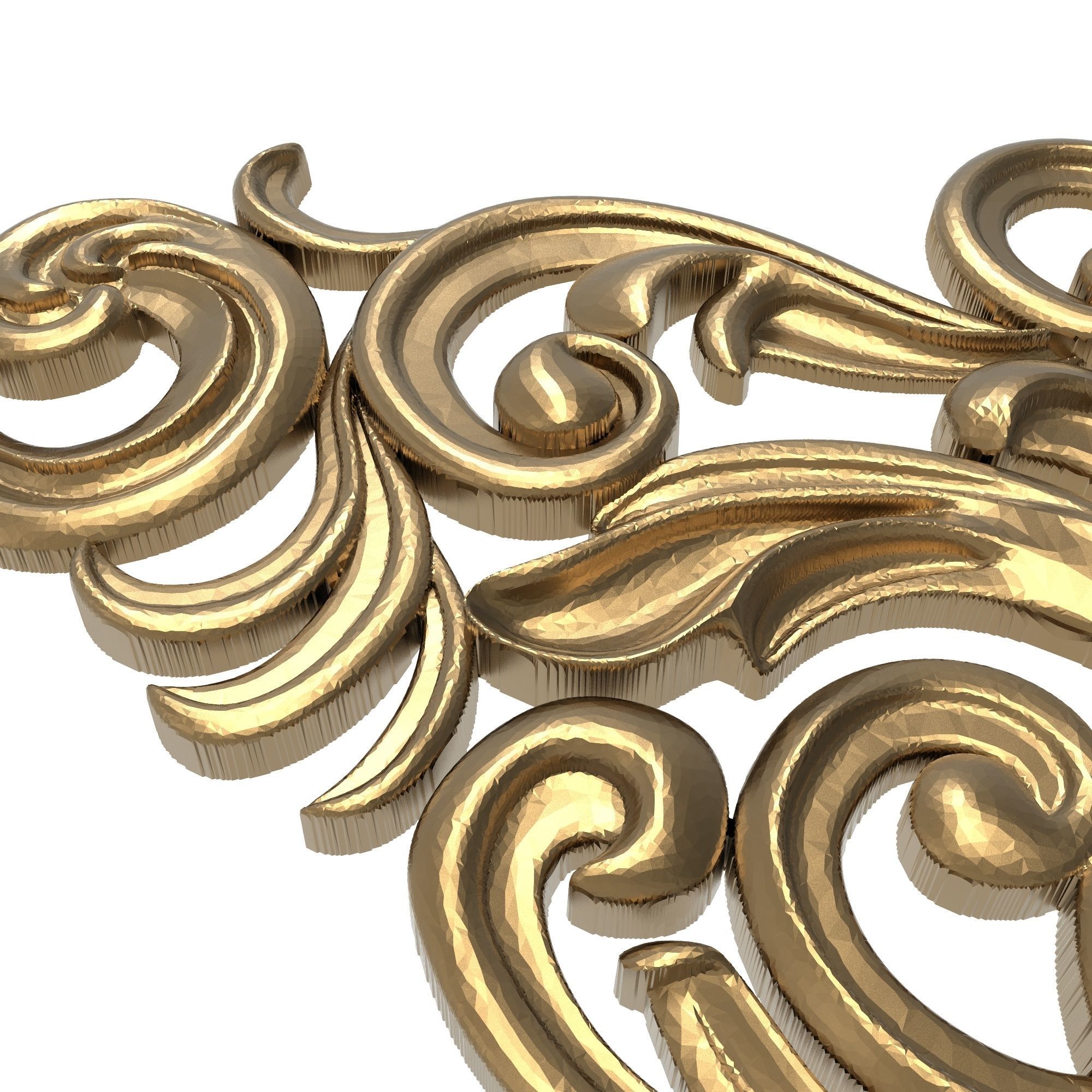 decorative pattern ready for 3D printing 3D model_4