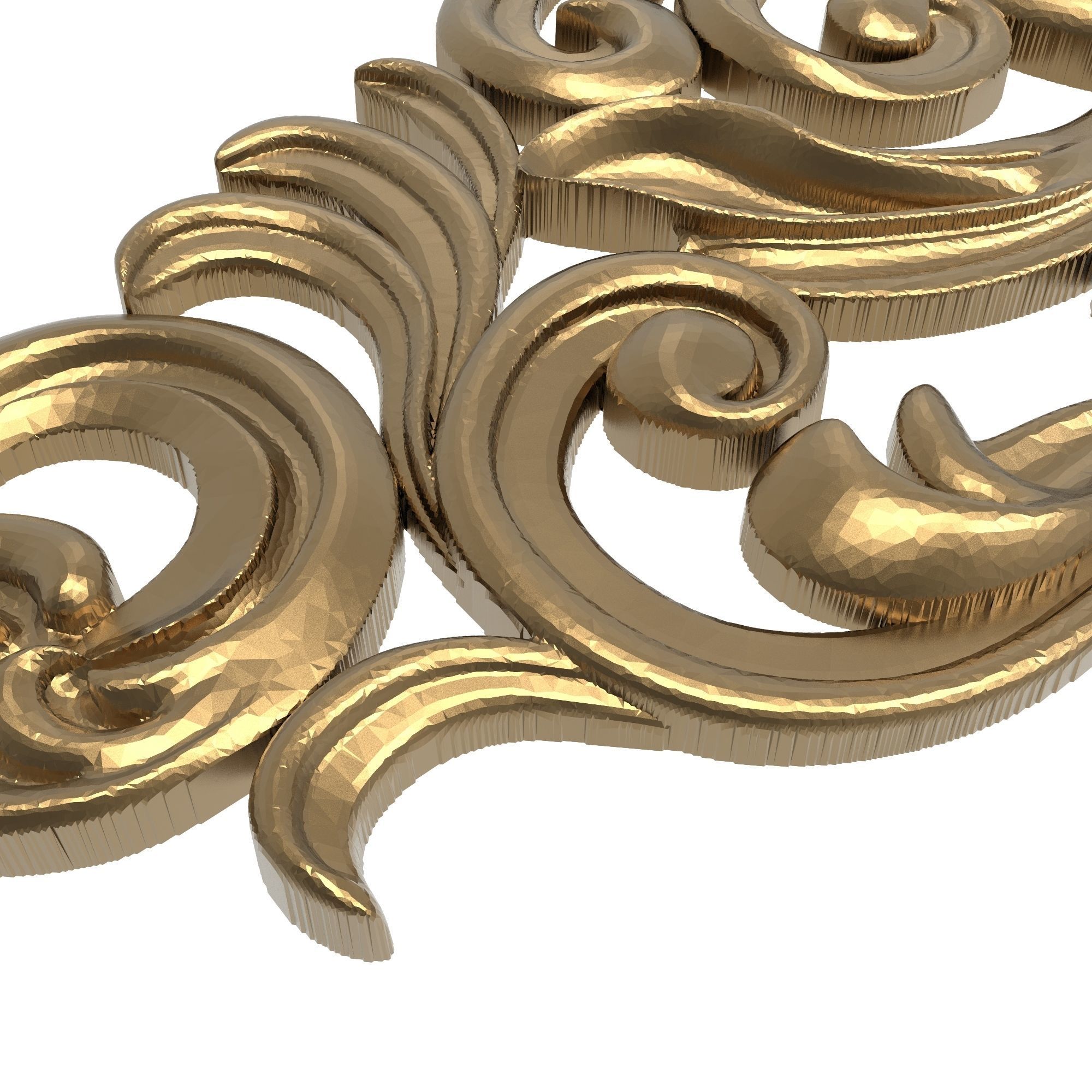 decorative pattern ready for 3D printing 3D model_6