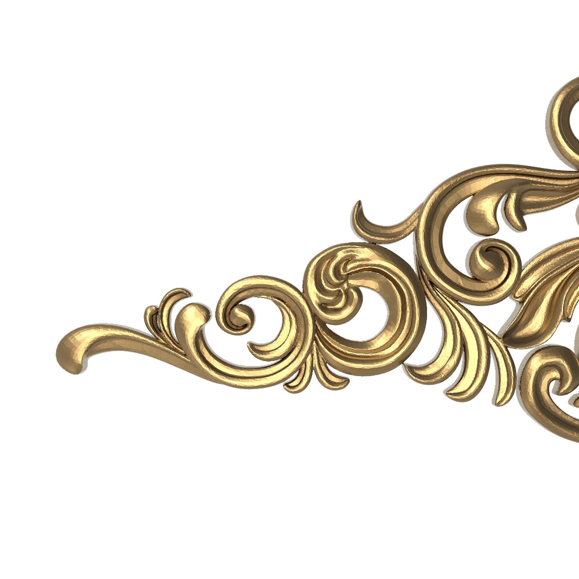 decorative pattern ready for 3D printing 3D model_1