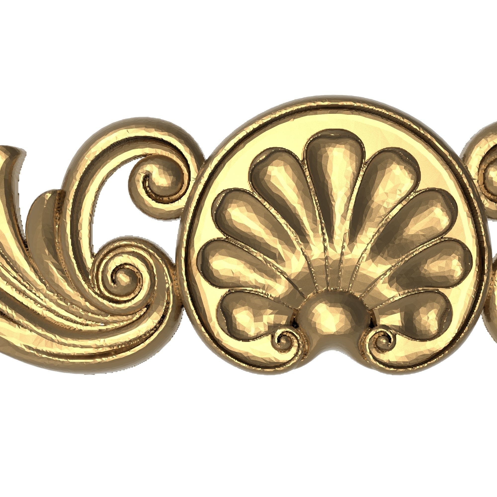 decorative pattern ready for 3D printing 3D model_1