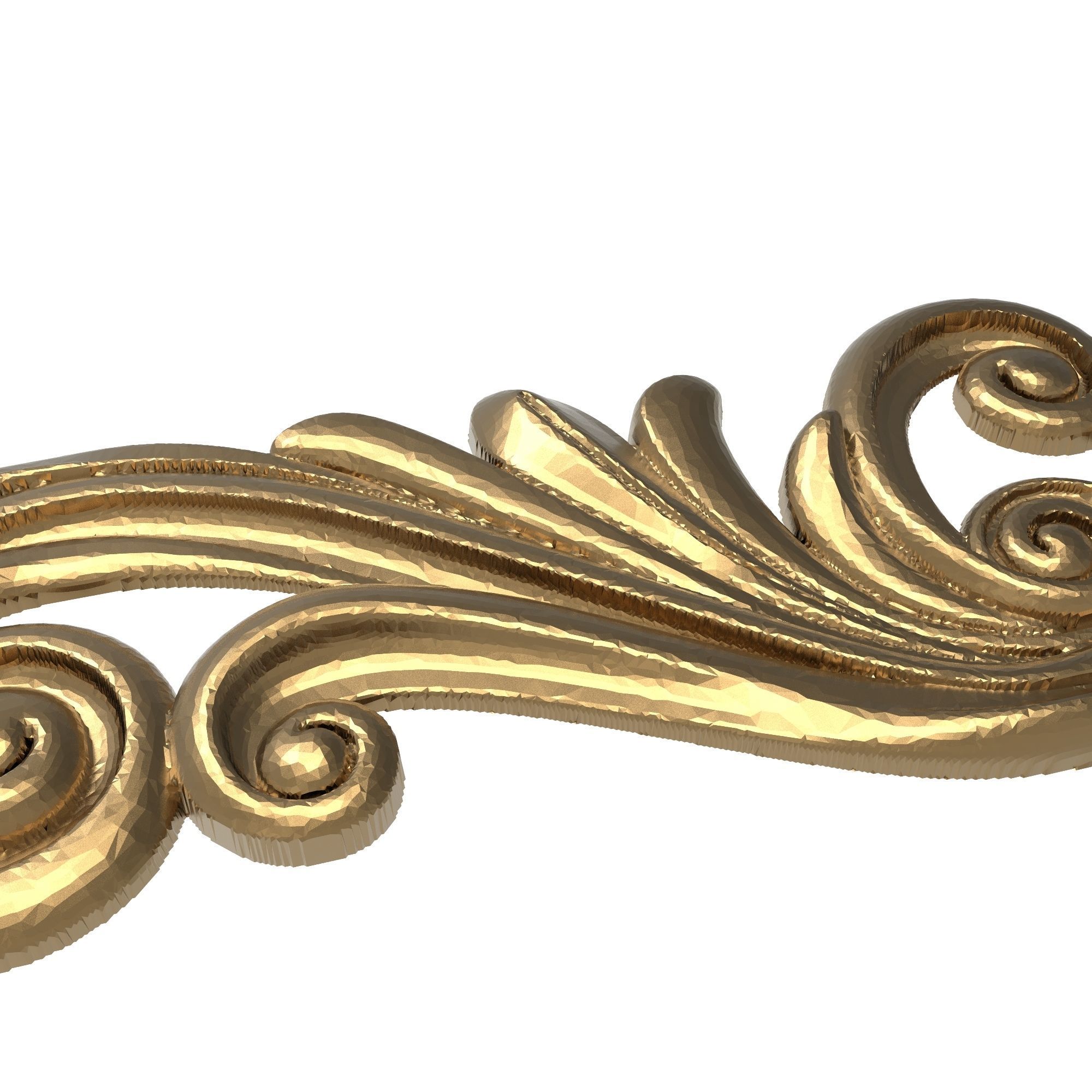 decorative pattern ready for 3D printing 3D model_2