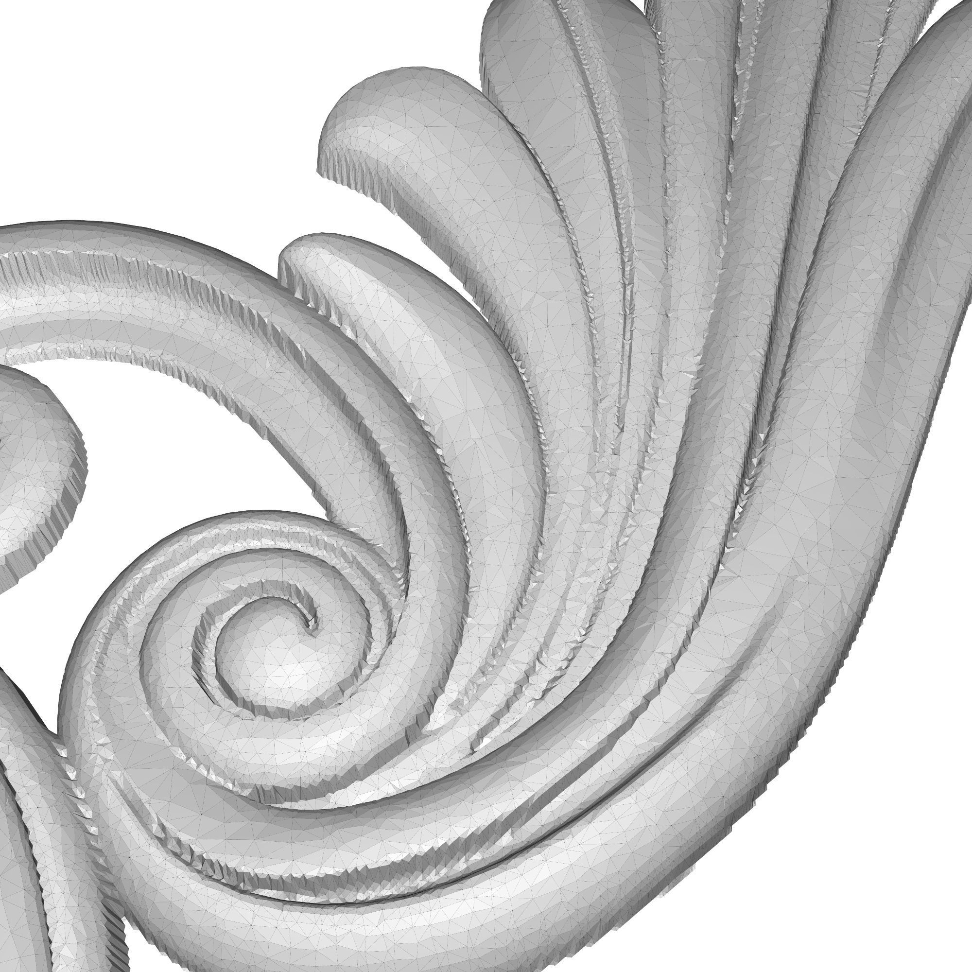 decorative pattern ready for 3D printing 3D model_6