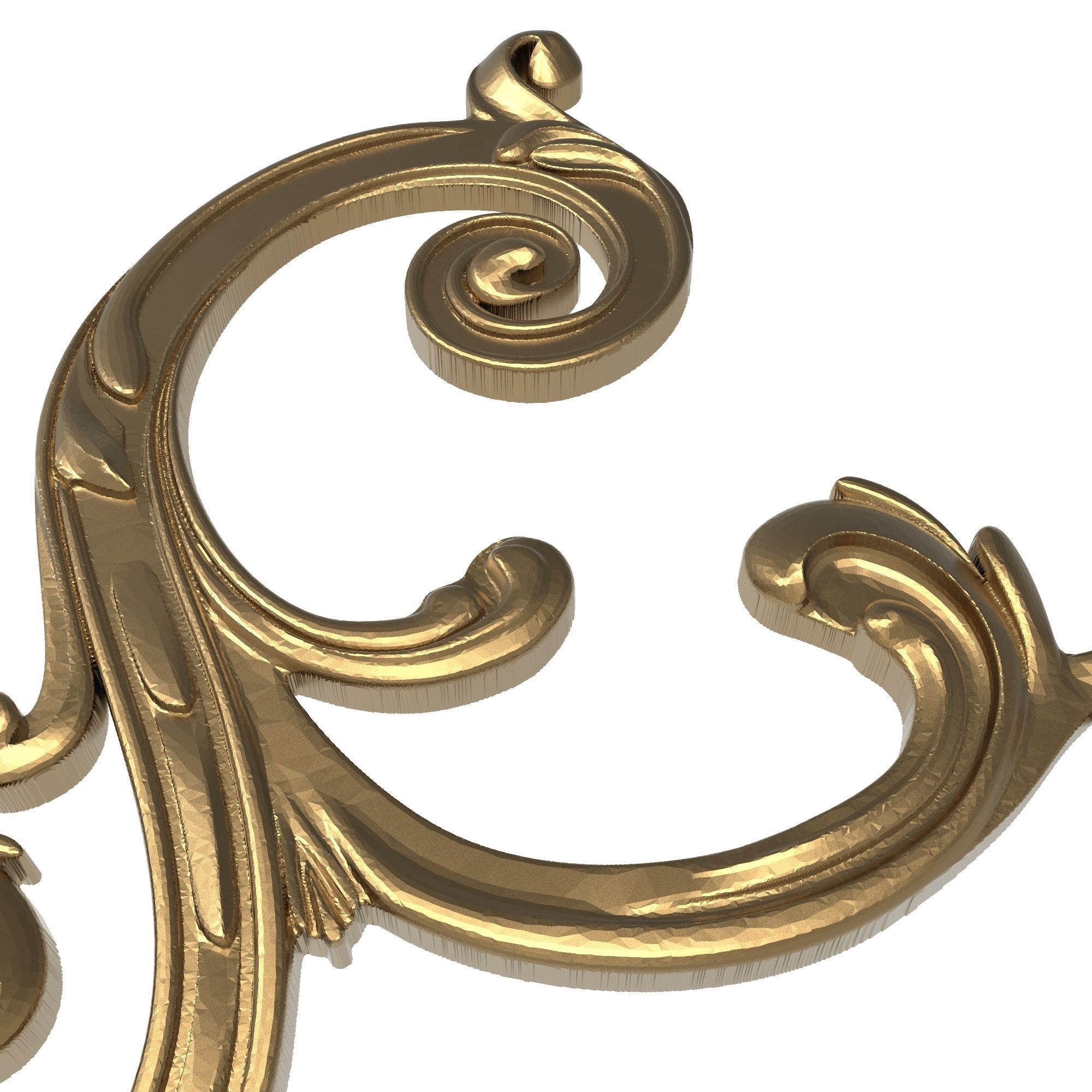 decorative pattern ready for 3D printing 3D model_3