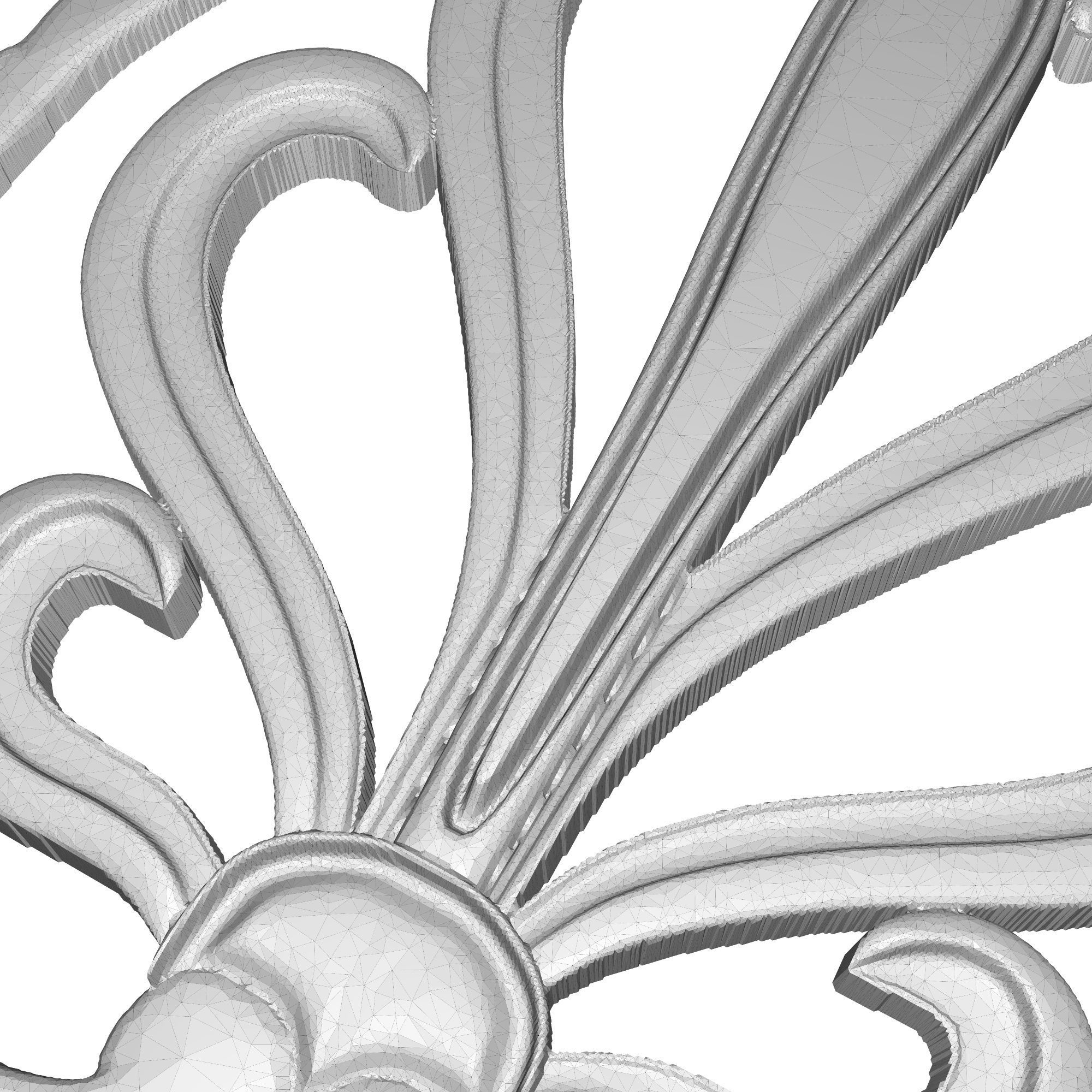decorative pattern ready for 3D printing 3D model_6