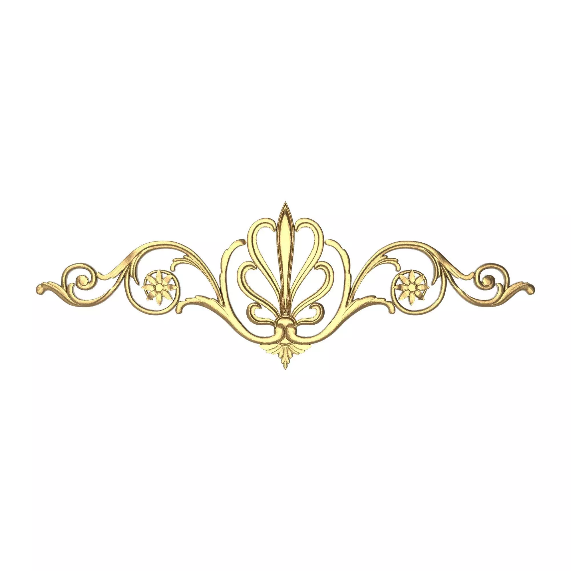 decorative pattern ready for 3D printing 3D model_0