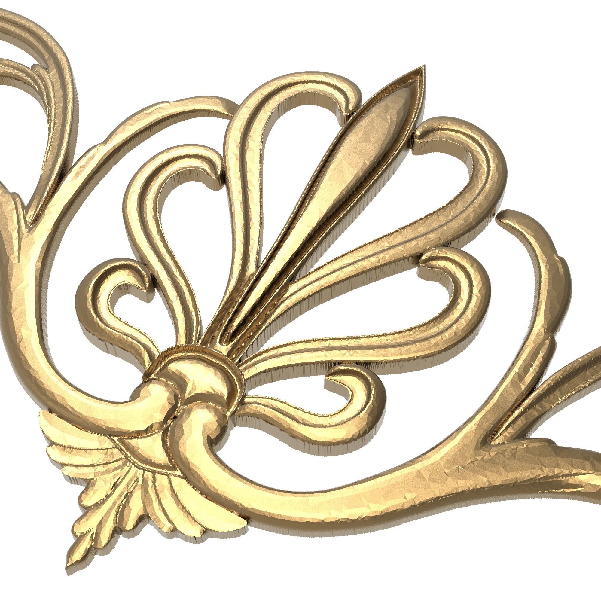 decorative pattern ready for 3D printing 3D model_5