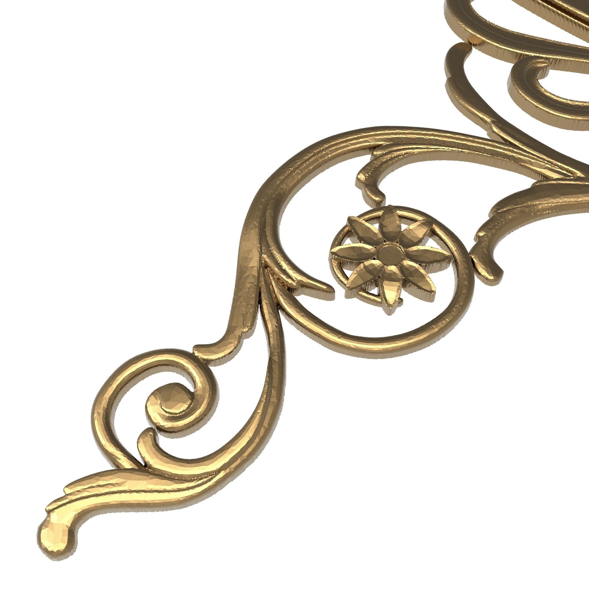 decorative pattern ready for 3D printing 3D model_3