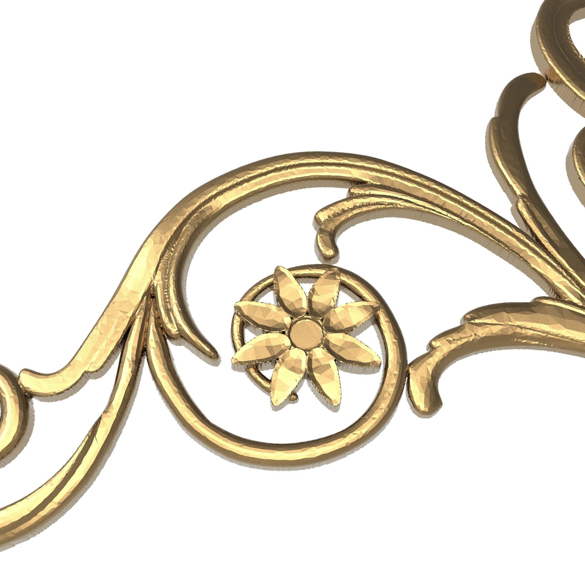 decorative pattern ready for 3D printing 3D model_2