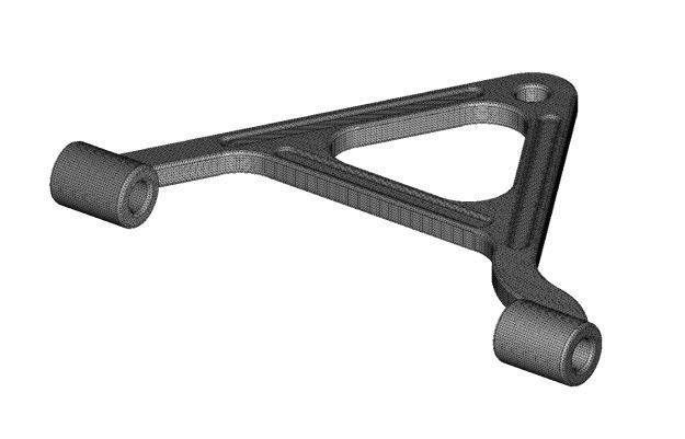 Kids Vehicle Suspension Arm 3D print model_3