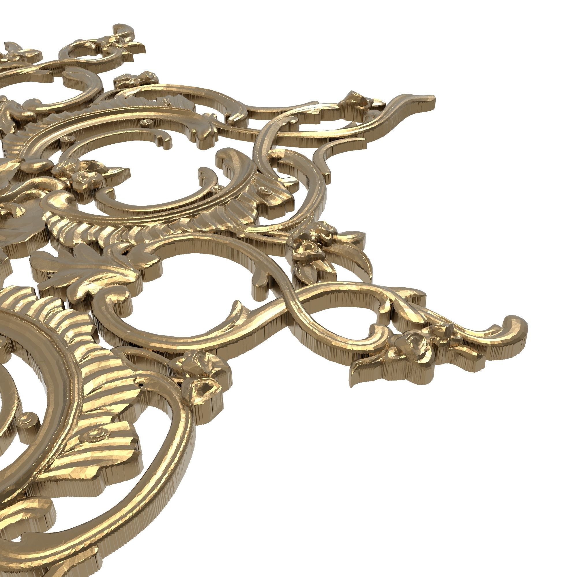 decorative pattern ready for 3D printing 3D model_4