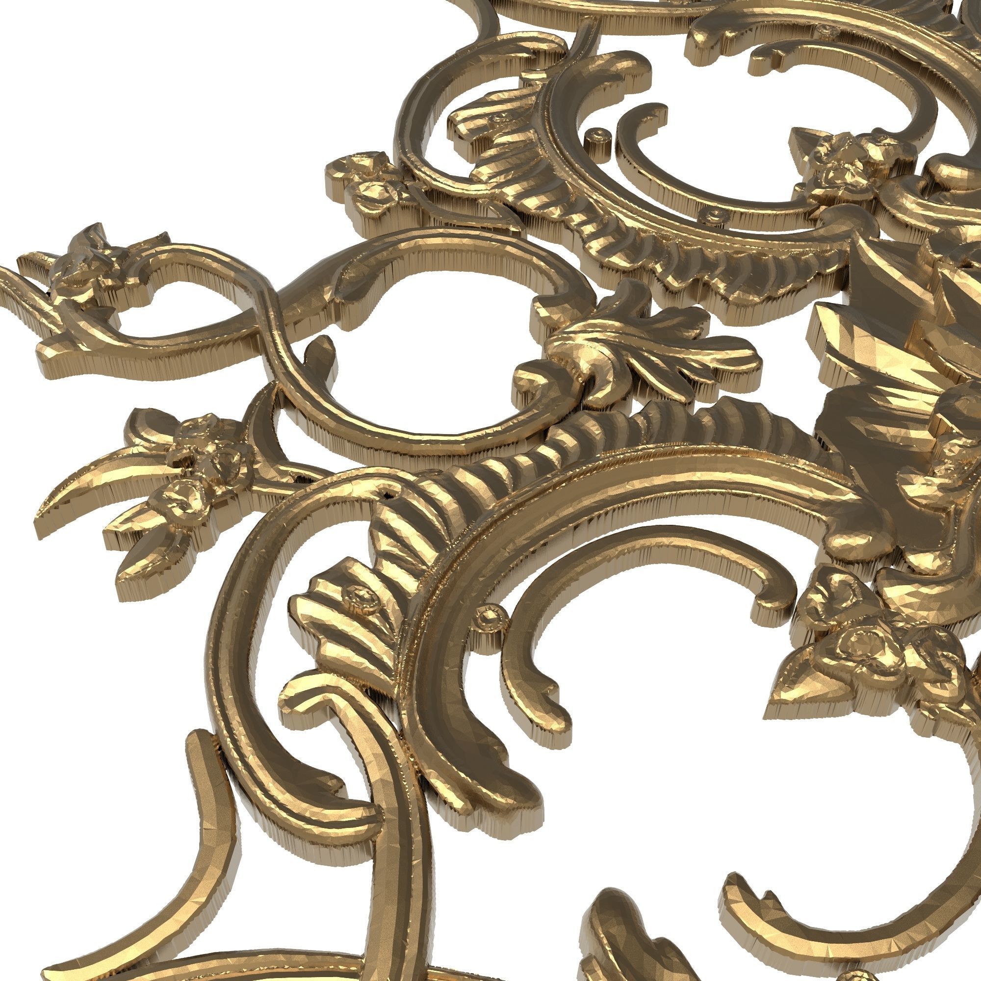 decorative pattern ready for 3D printing 3D model_6