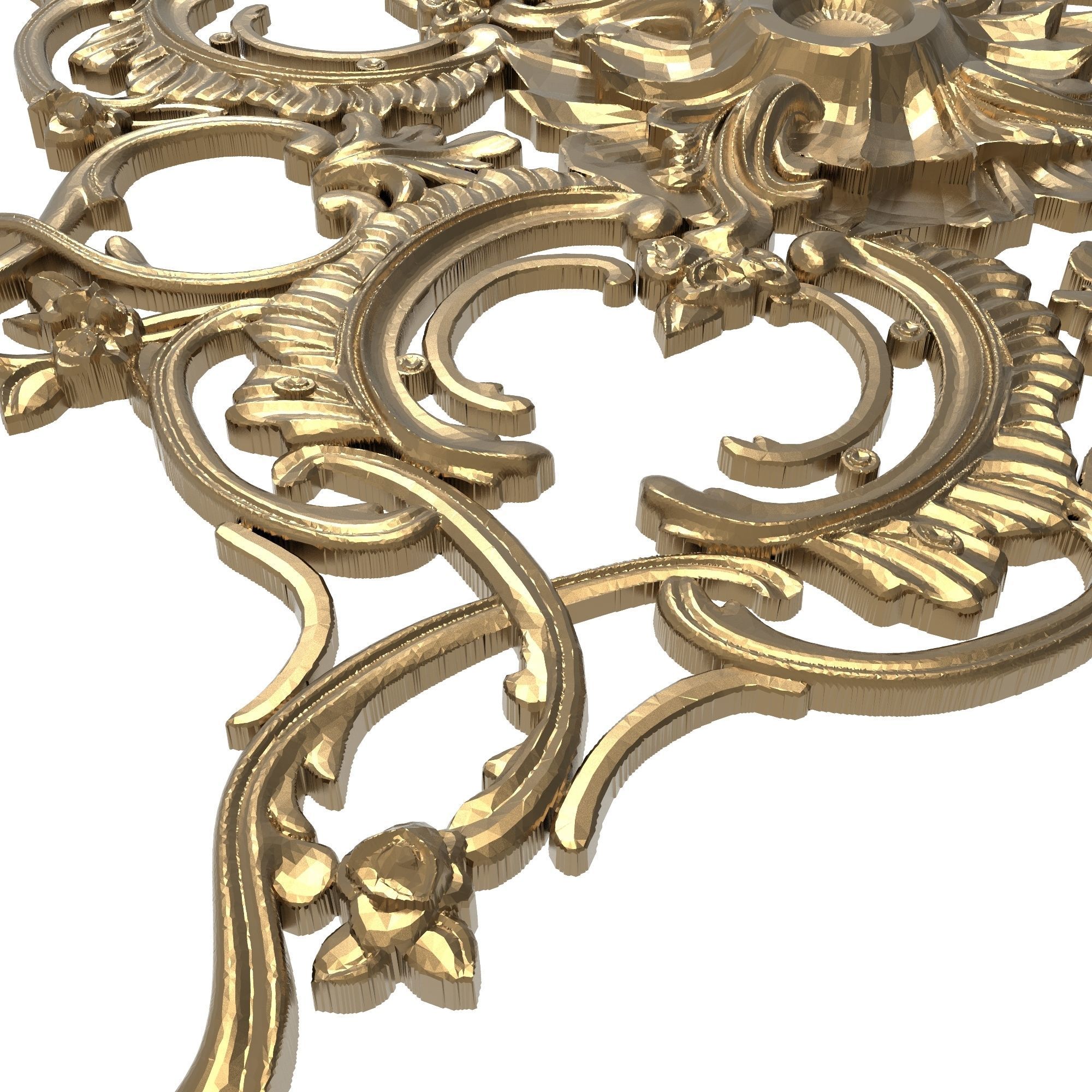 decorative pattern ready for 3D printing 3D model_3