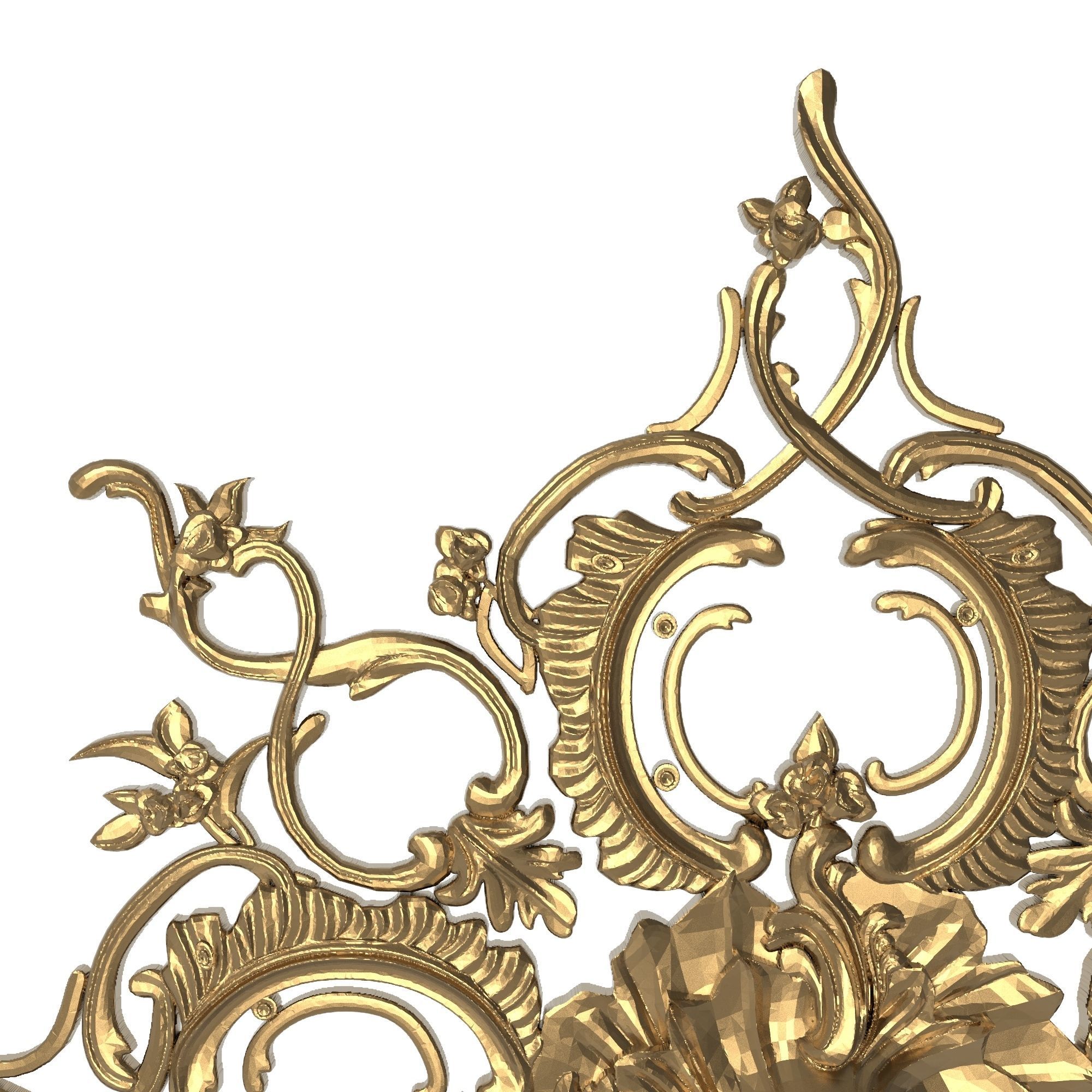 decorative pattern ready for 3D printing 3D model_1