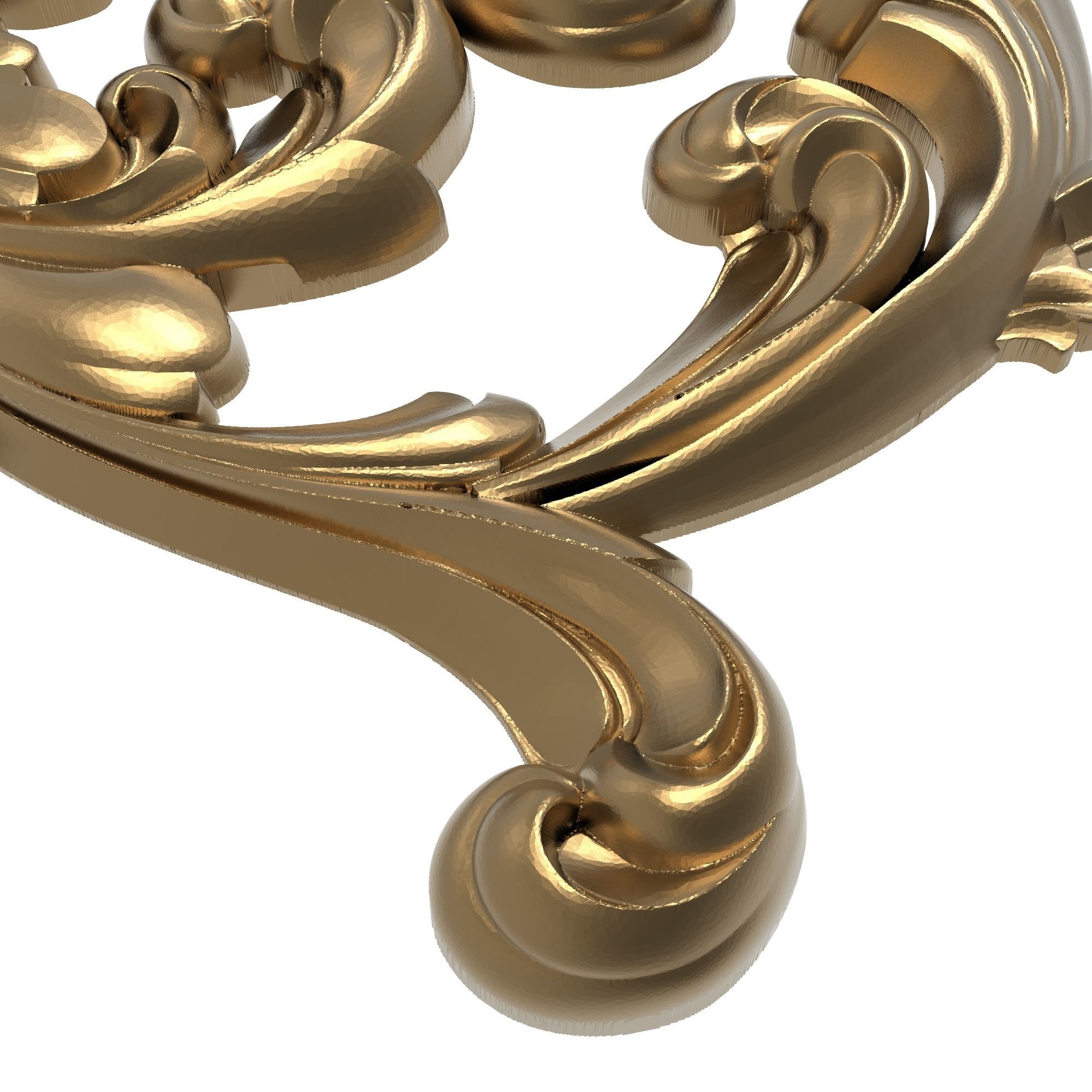 decorative pattern ready for 3D printing 3D model_3