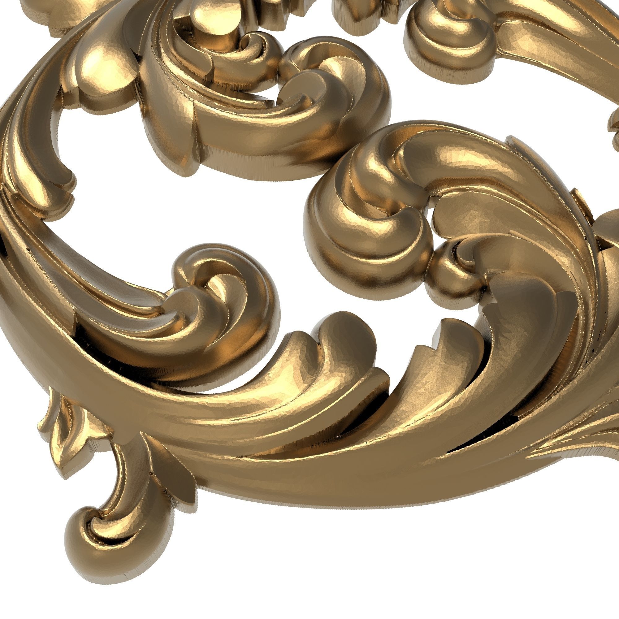 decorative pattern ready for 3D printing 3D model_2