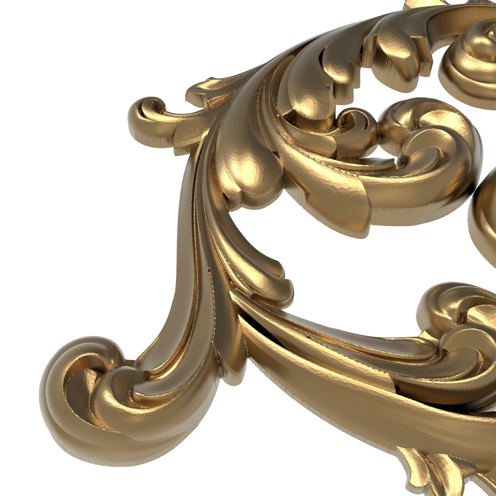 decorative pattern ready for 3D printing 3D model_1