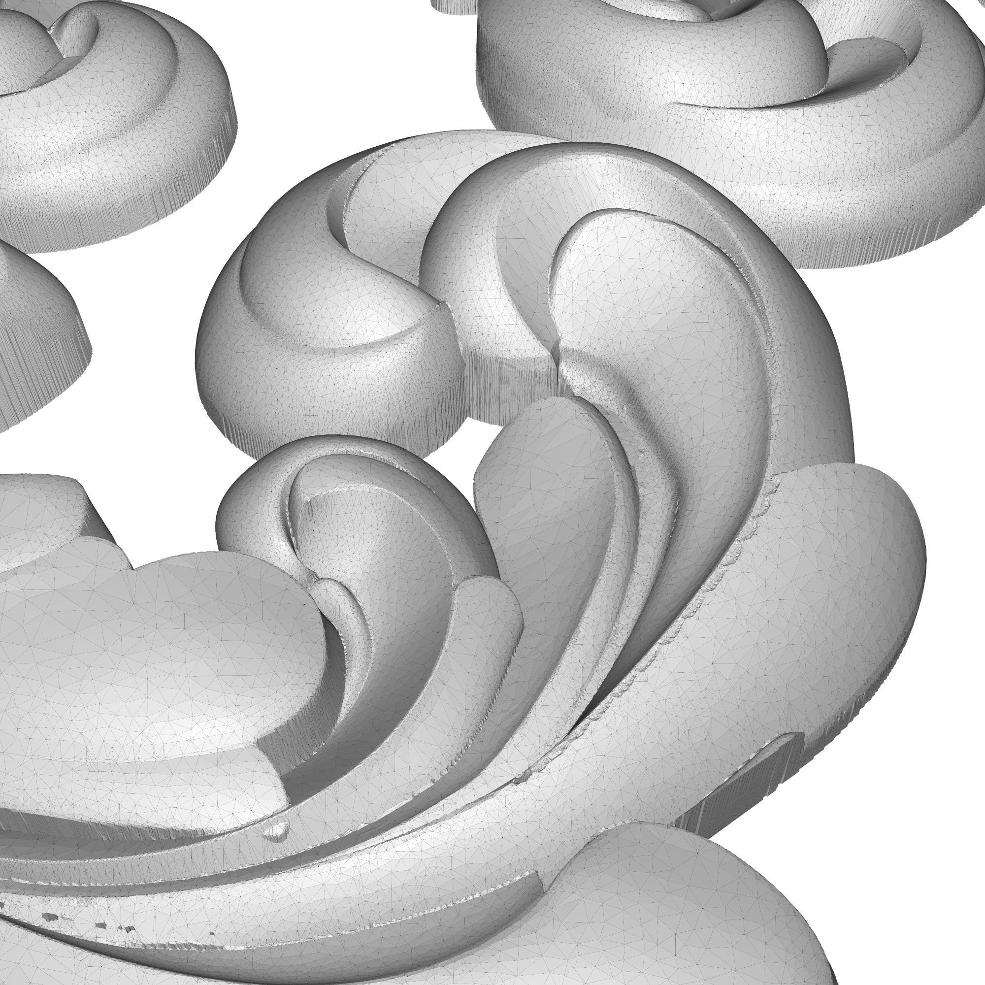 decorative pattern ready for 3D printing 3D model_6