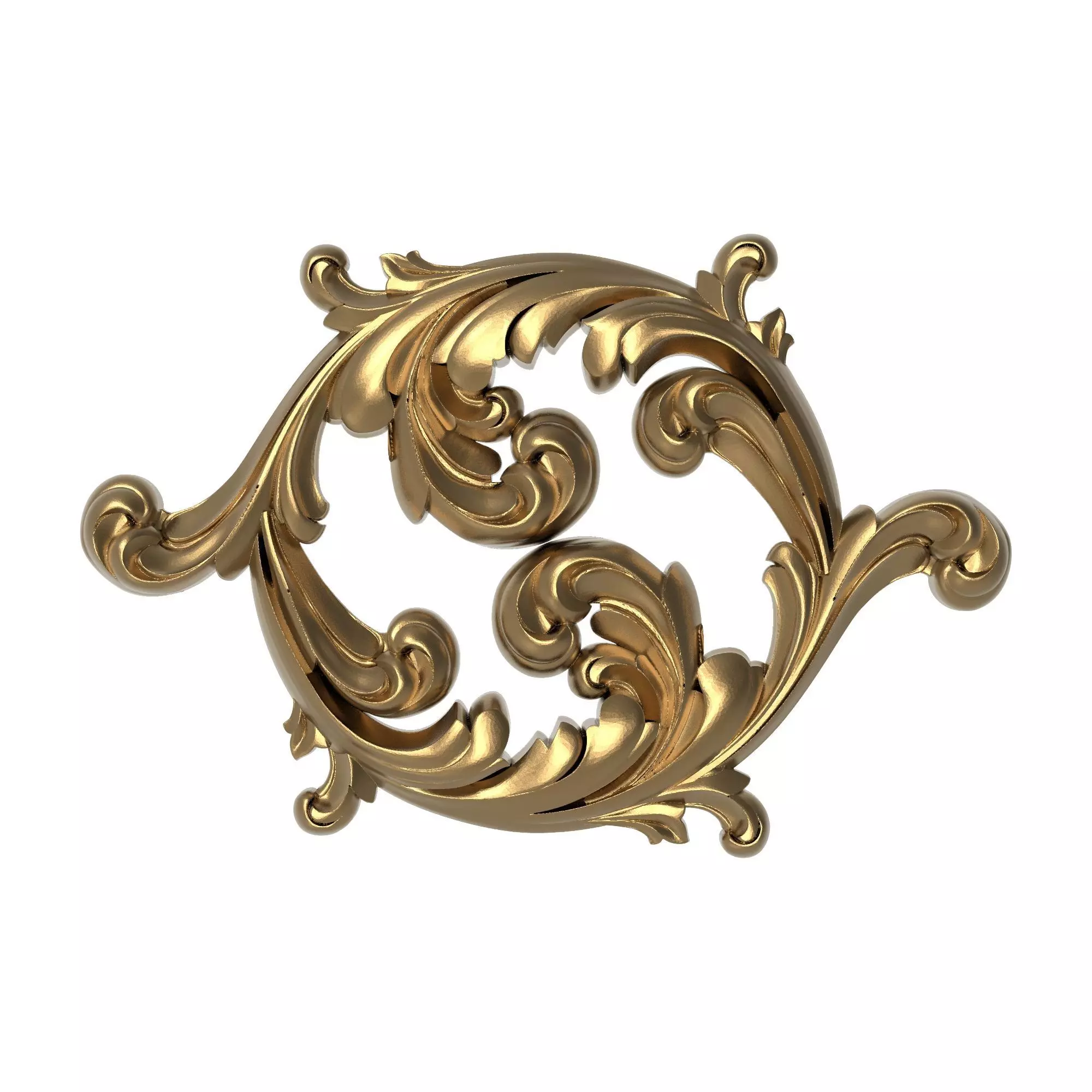 decorative pattern ready for 3D printing 3D model_0