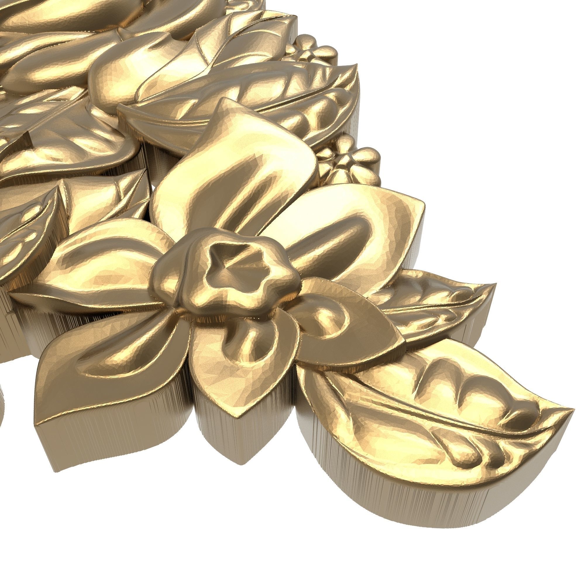 decorative pattern ready for 3D printing 3D model_3