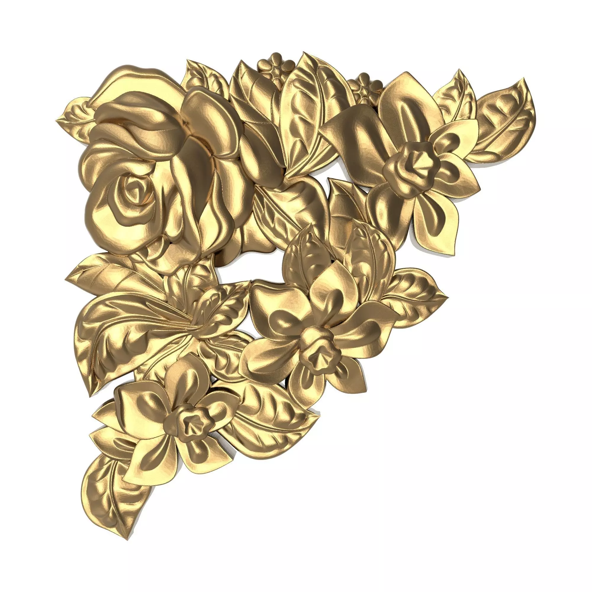 decorative pattern ready for 3D printing 3D model_0