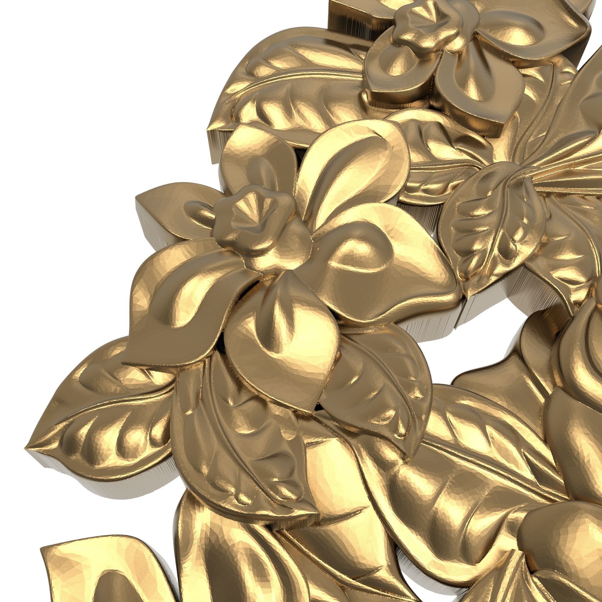 decorative pattern ready for 3D printing 3D model_5