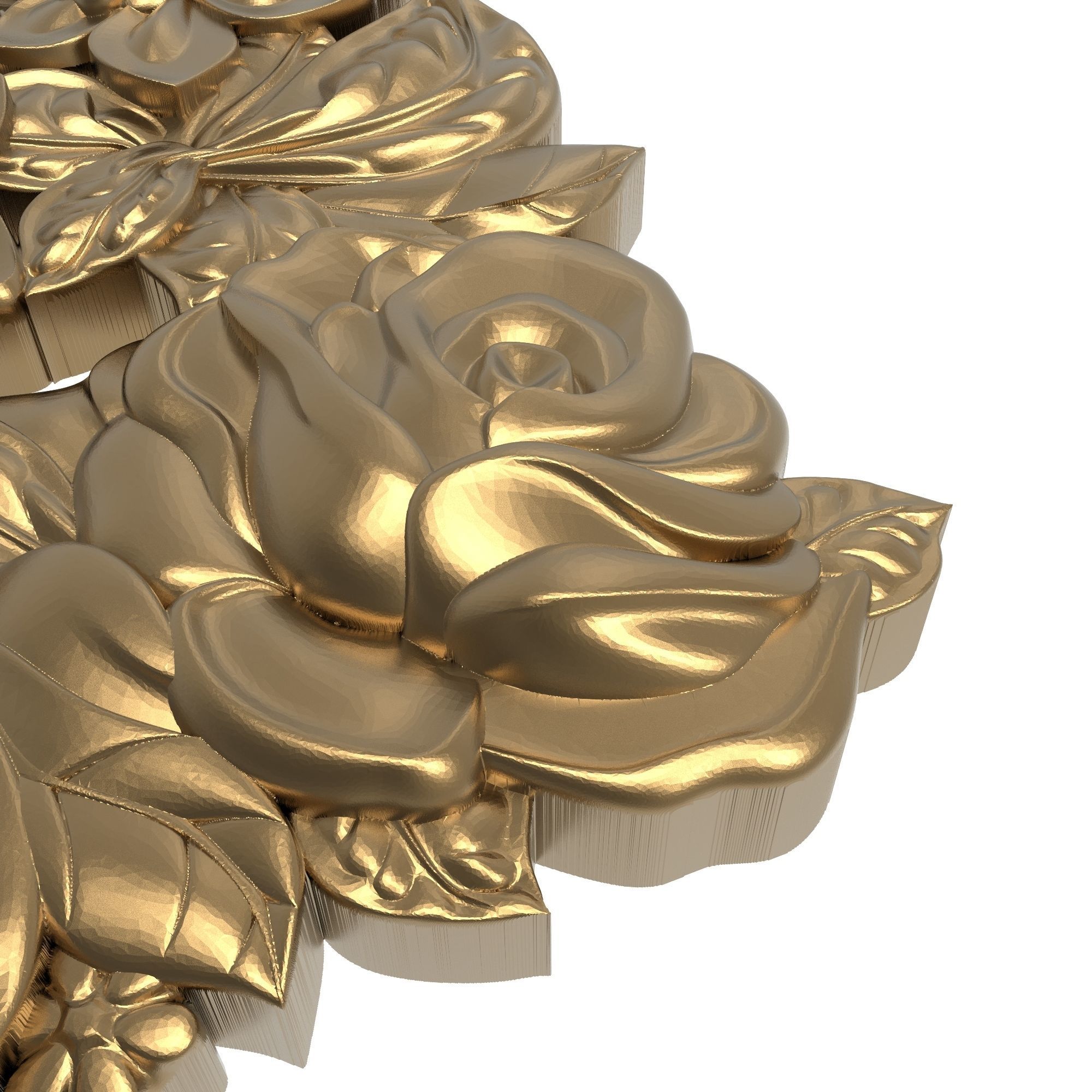 decorative pattern ready for 3D printing 3D model_4