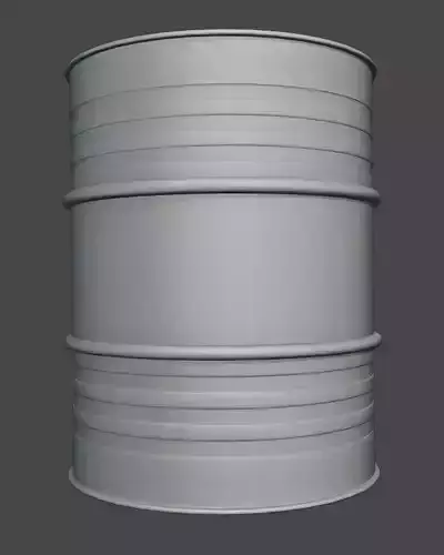Barrel Free low-poly 3D model