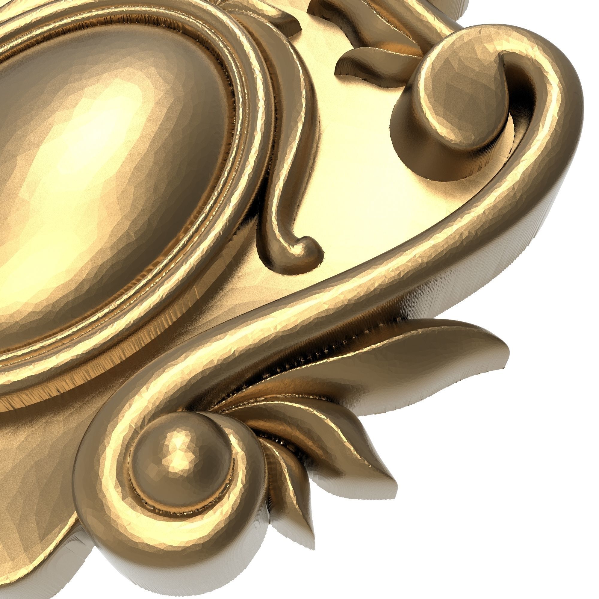 decorative pattern ready for 3D printing 3D model_3