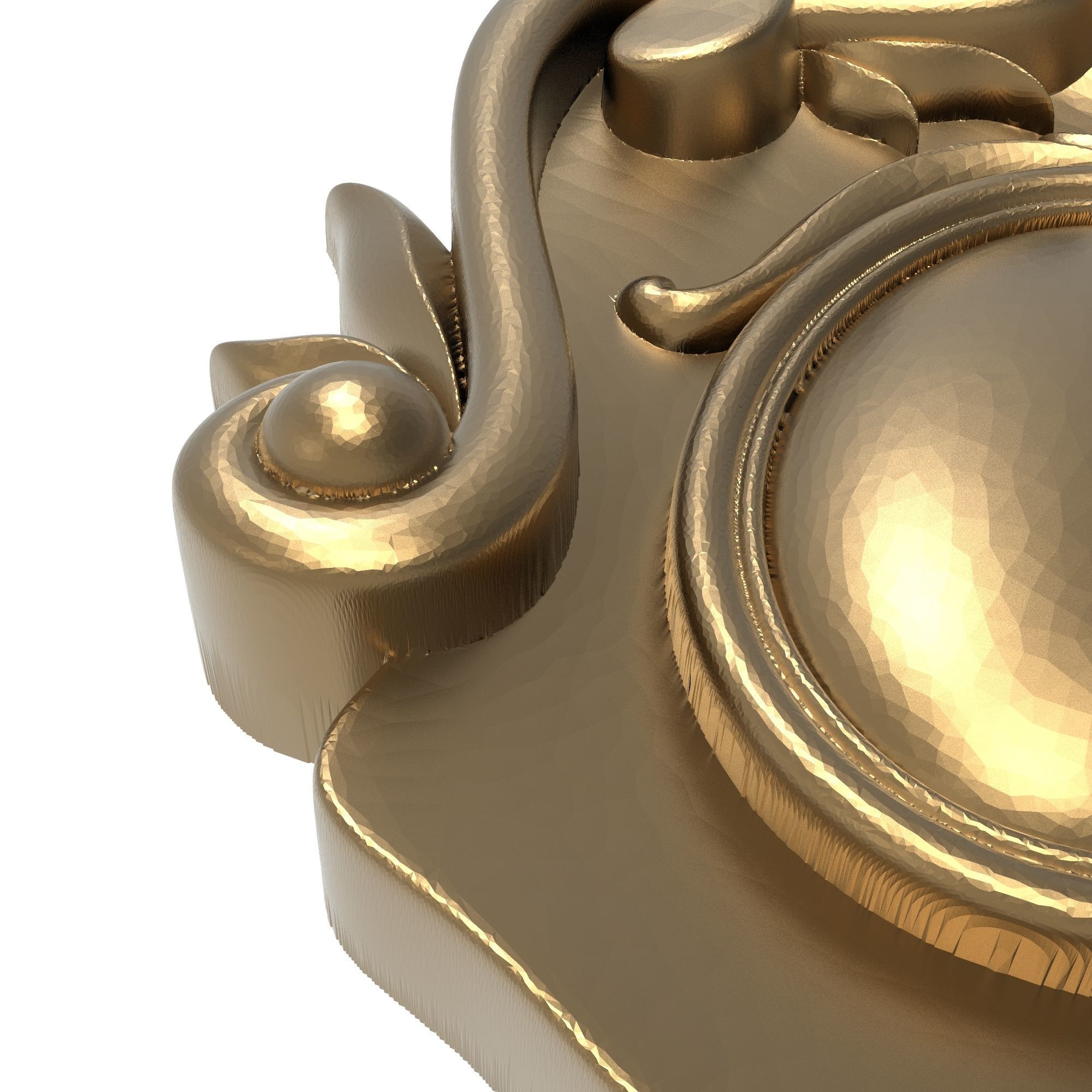 decorative pattern ready for 3D printing 3D model_2