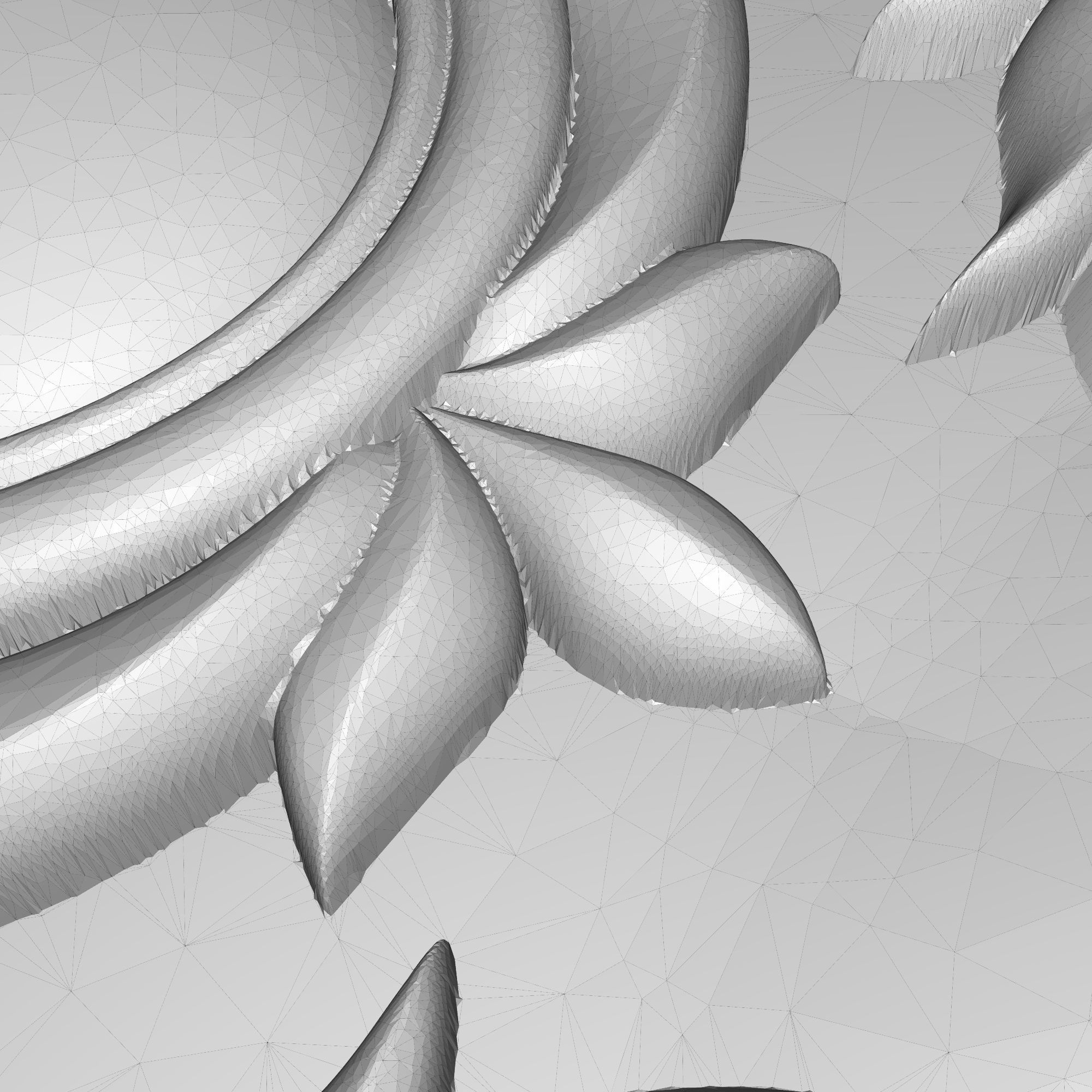 decorative pattern ready for 3D printing 3D model_7