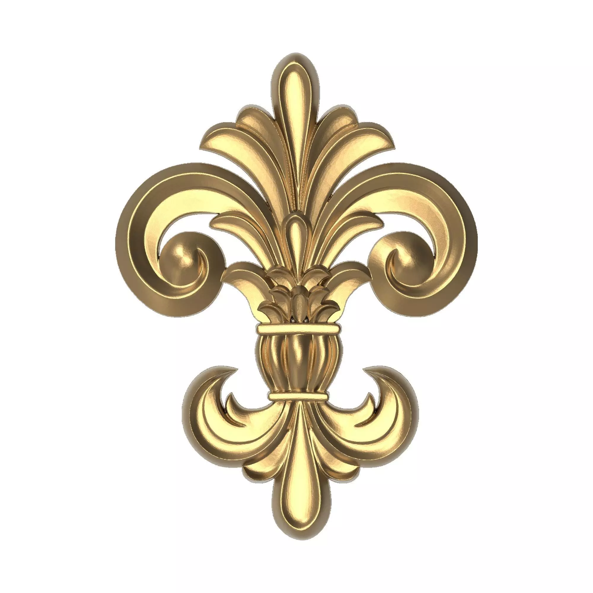 decorative pattern ready for 3D printing 3D model_0