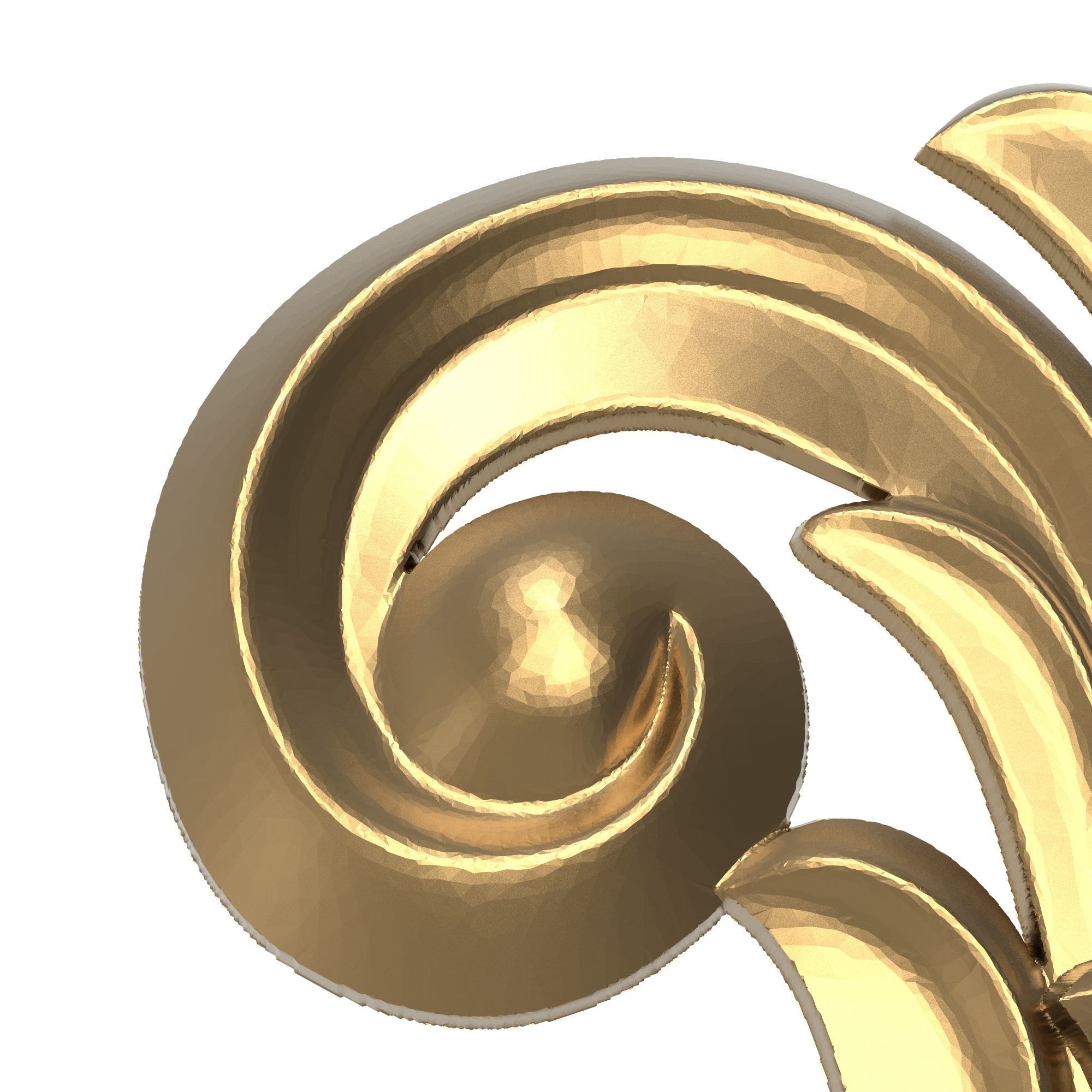 decorative pattern ready for 3D printing 3D model_4