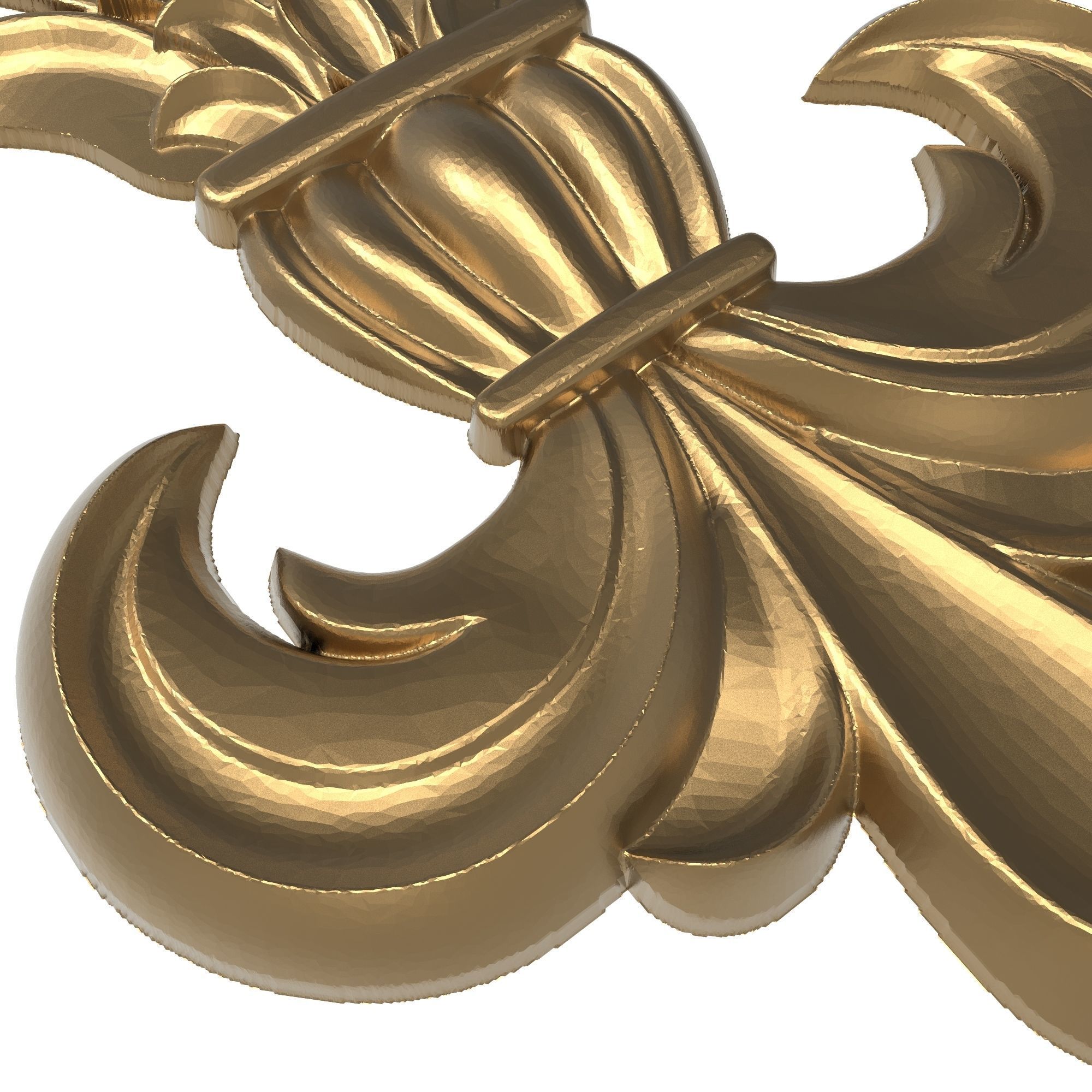 decorative pattern ready for 3D printing 3D model_9