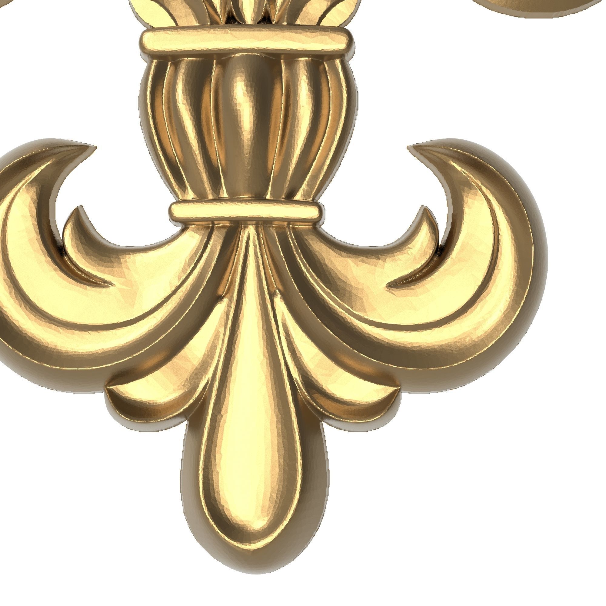 decorative pattern ready for 3D printing 3D model_2