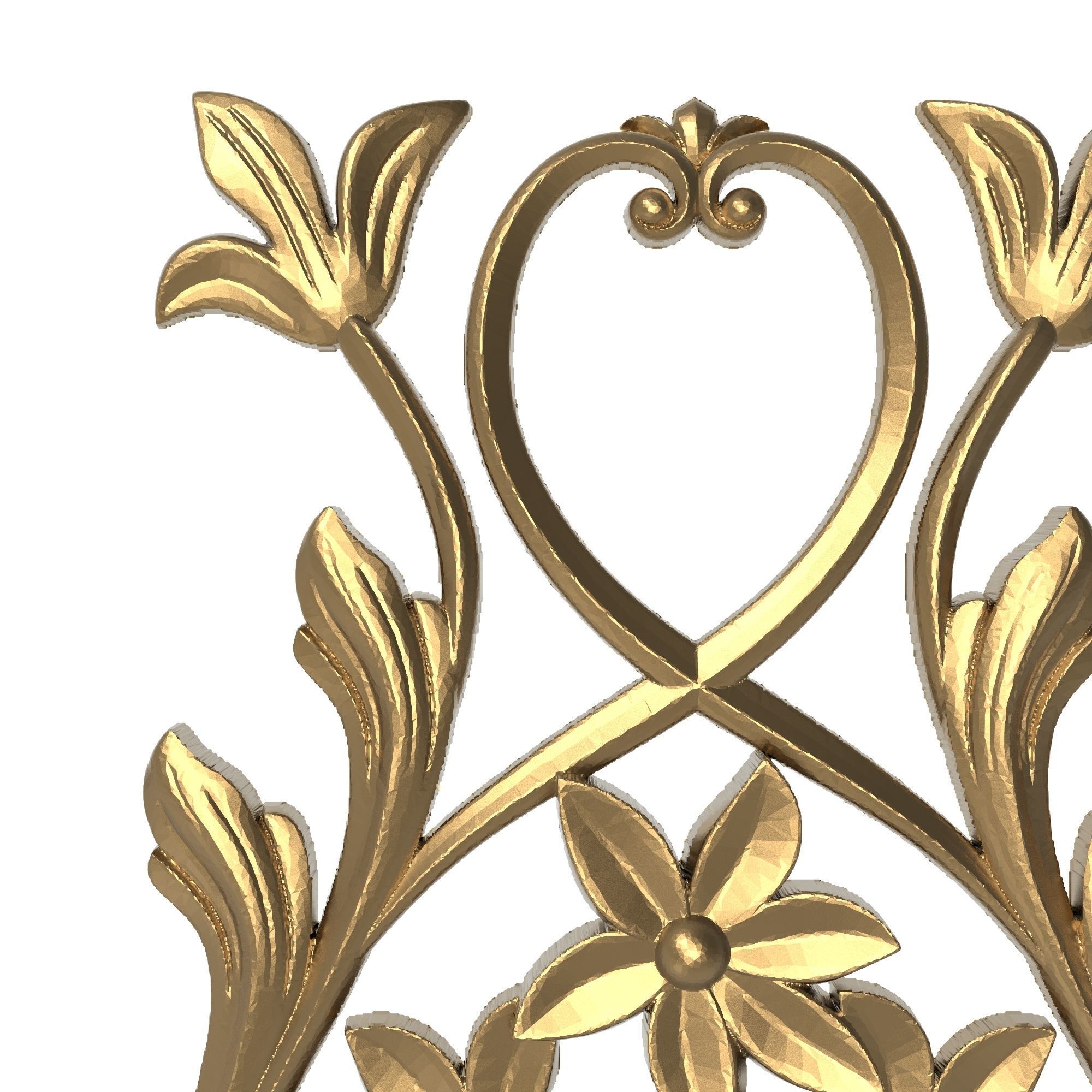 decorative pattern ready for 3D printing 3D model_1