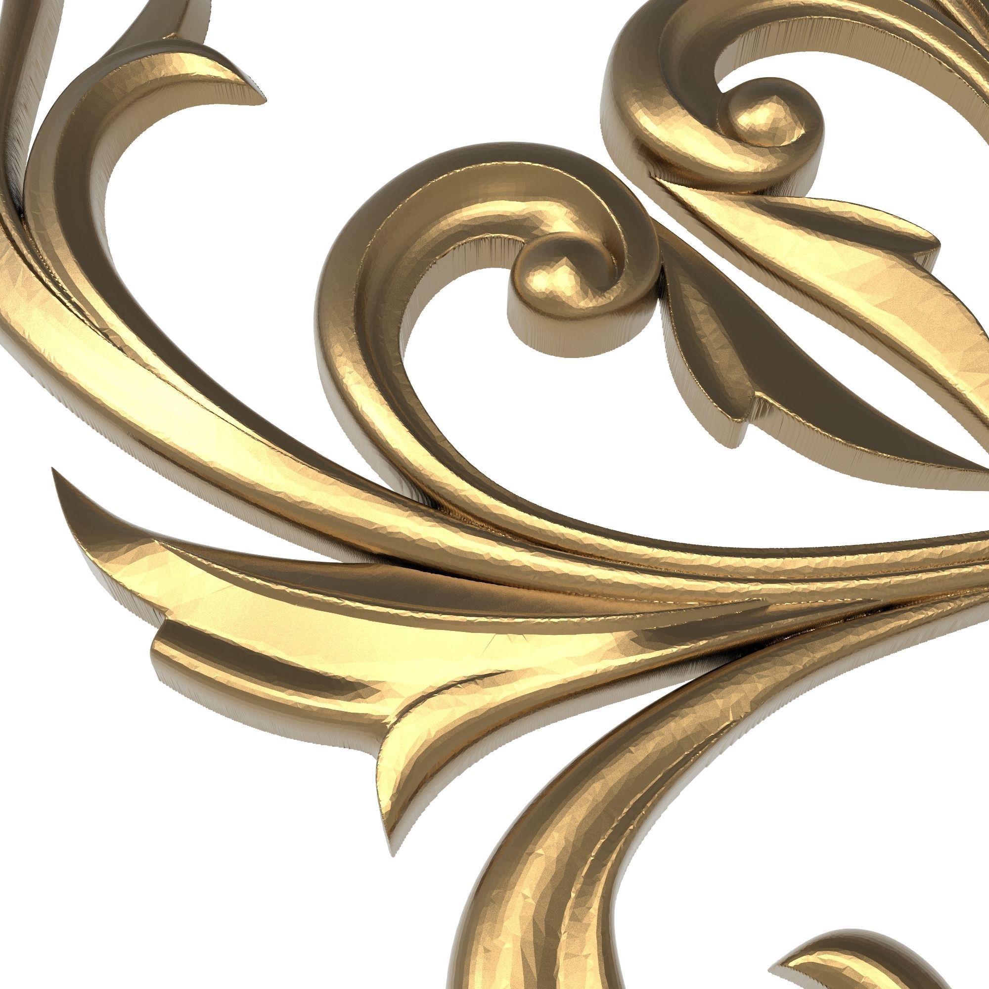 decorative pattern ready for 3D printing 3D print model_4