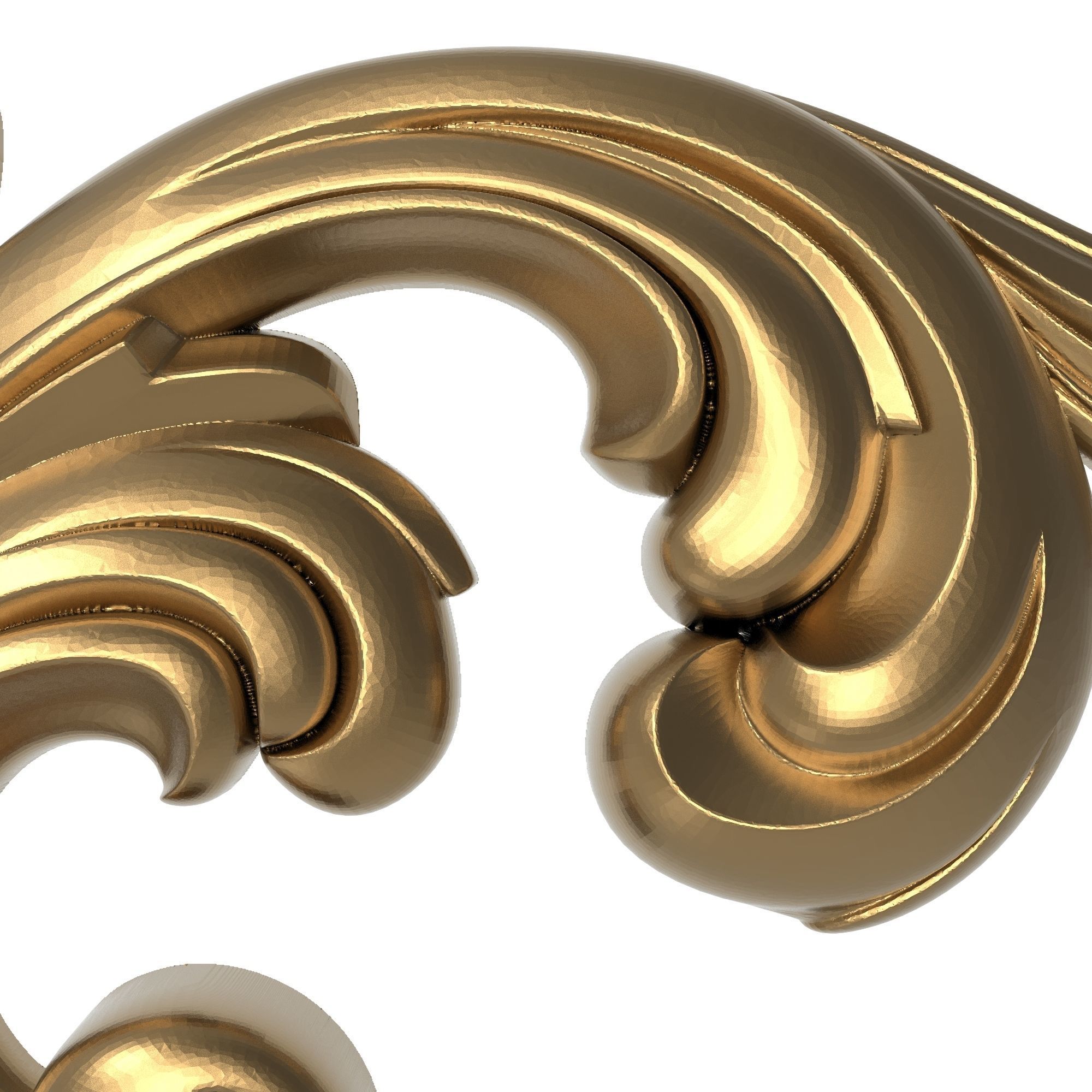 decorative pattern ready for 3D printing 3D print model_2