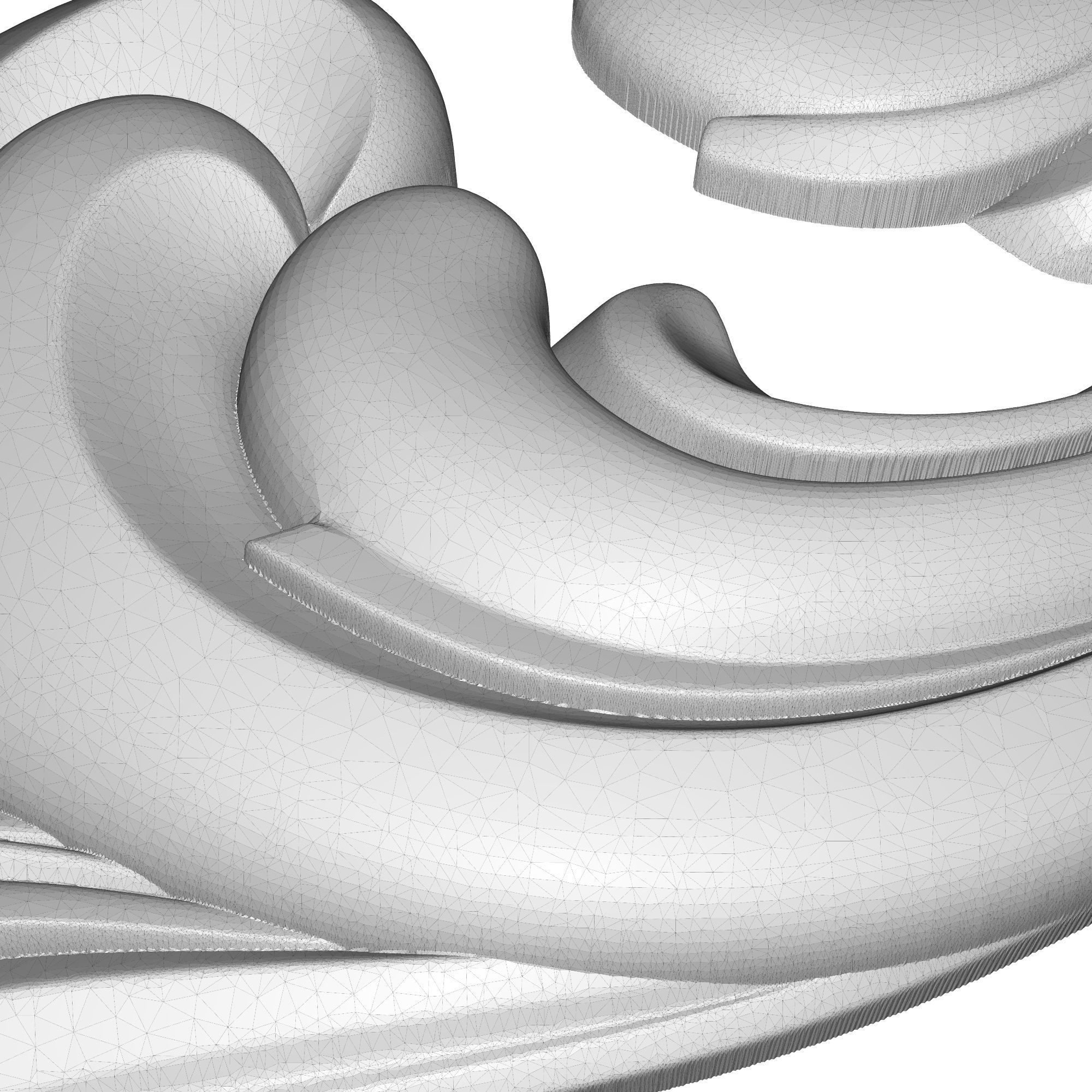 decorative pattern ready for 3D printing 3D print model_8